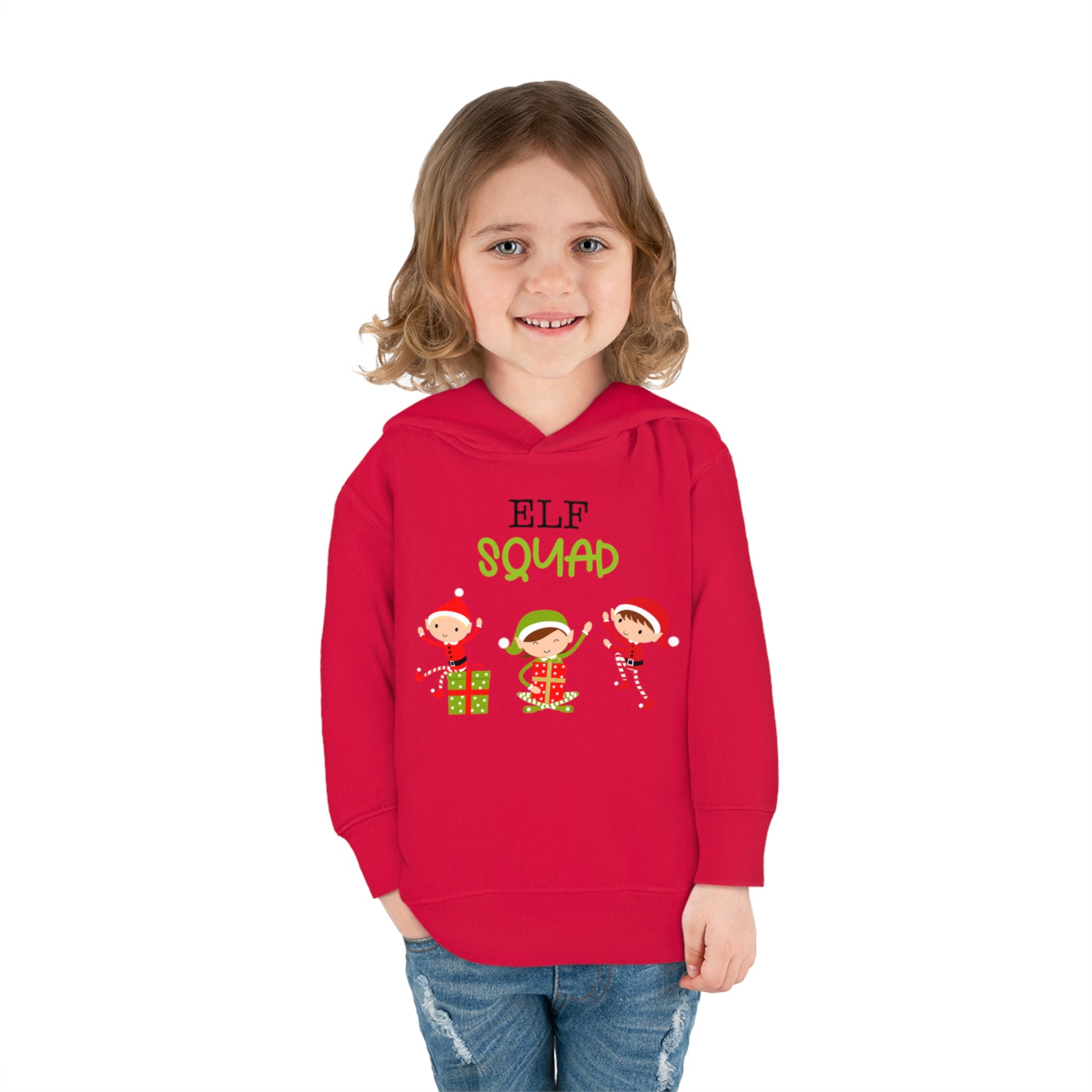 Elf Squad Toddler Pullover Fleece Hoodie
