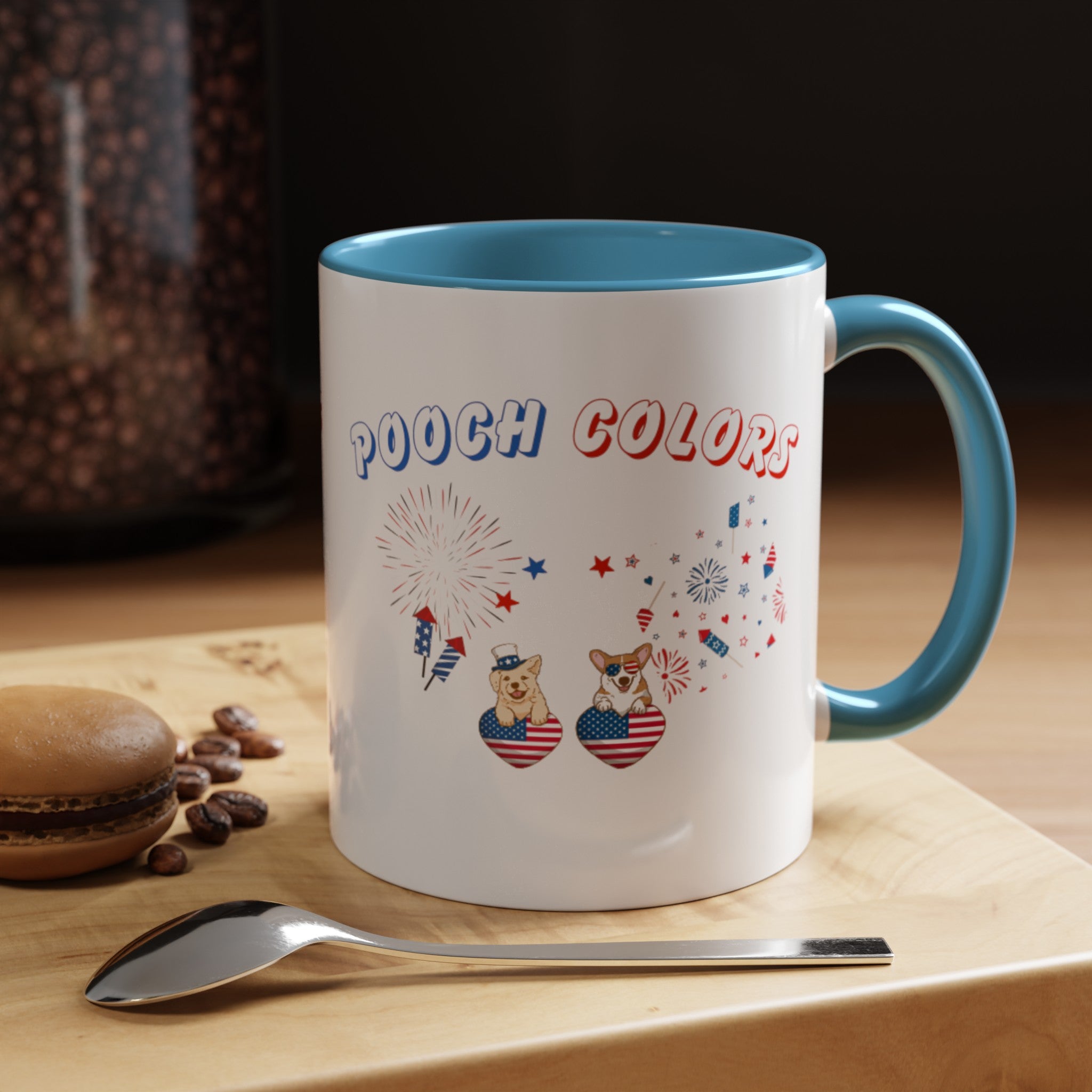 Pooch Colors Accent Coffee Mug (11, 15oz)
