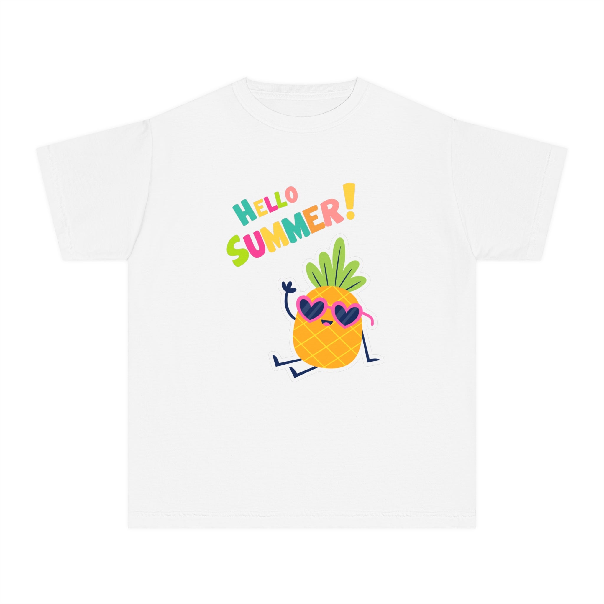 Hello Pineapple Summer Youth Midweight Tee