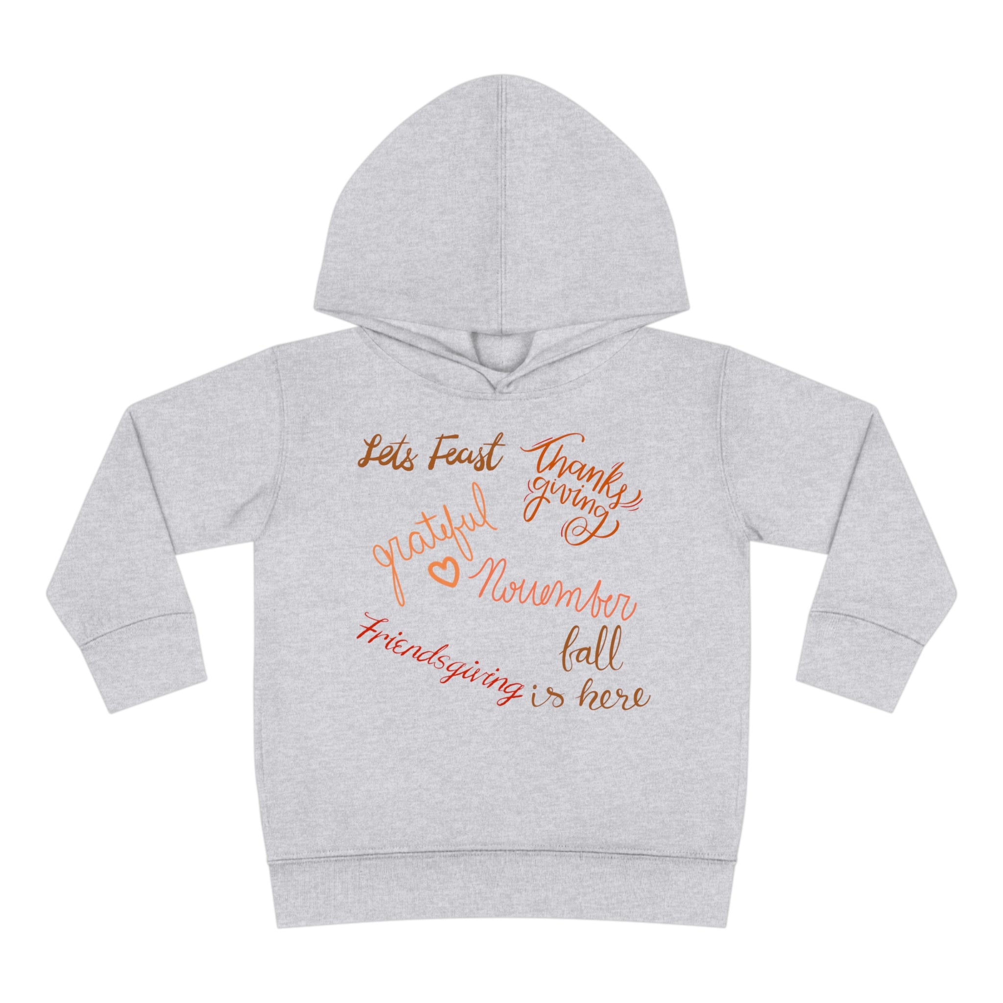 Thanksgiving Season Toddler Pullover Fleece Hoodie