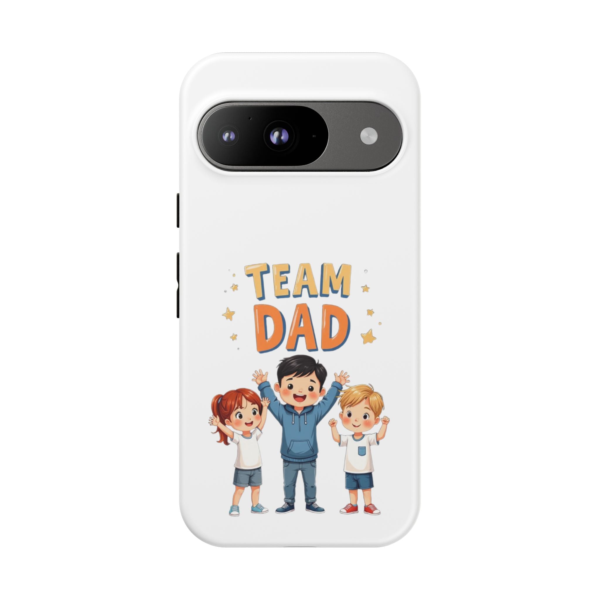 Team Dad Phone Case, Fun Gift for Fathers, Durable Phone Protector, Cute Dad Team Merchandise, Father's Day Special