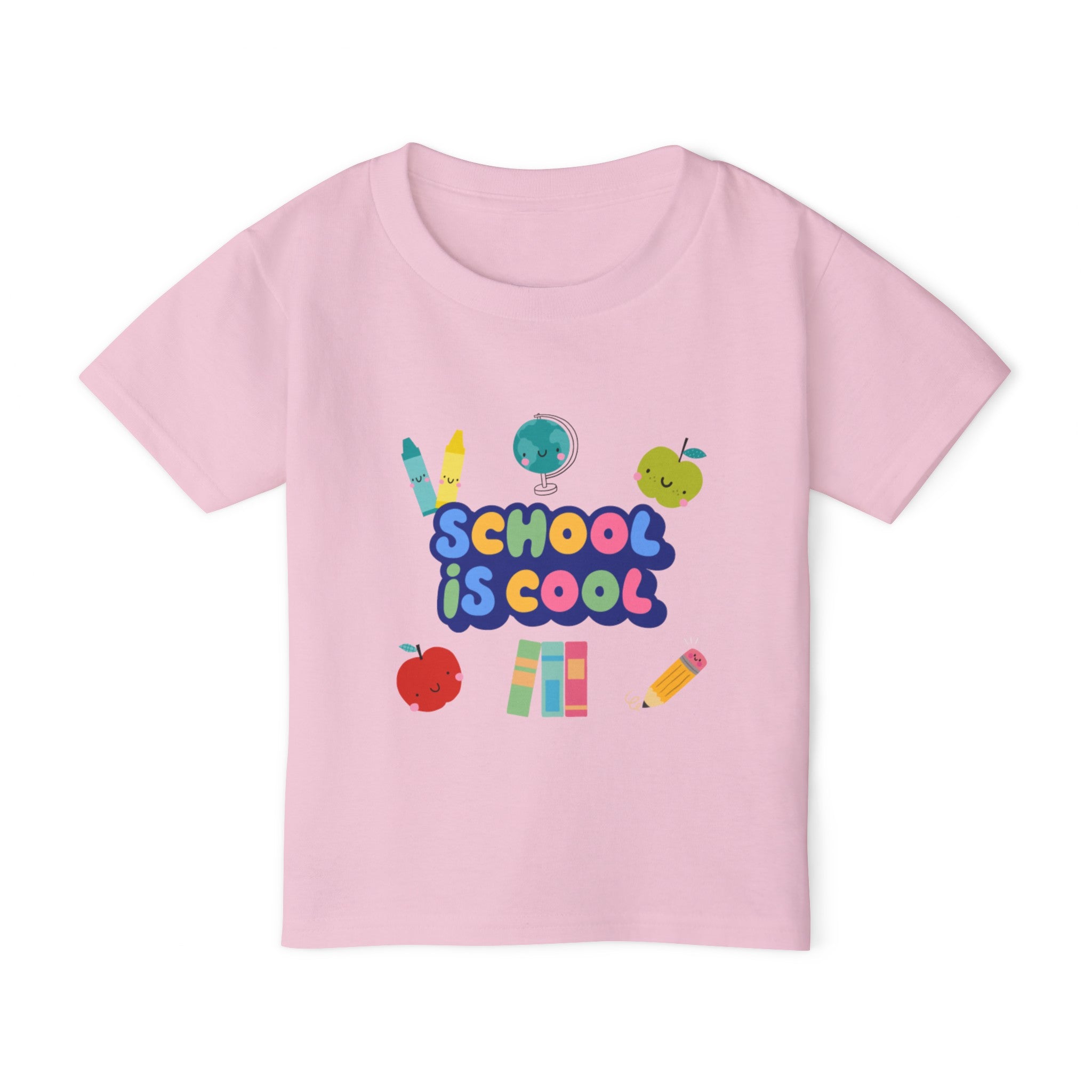 School Is Cool Heavy Cotton™ Toddler T-shirt