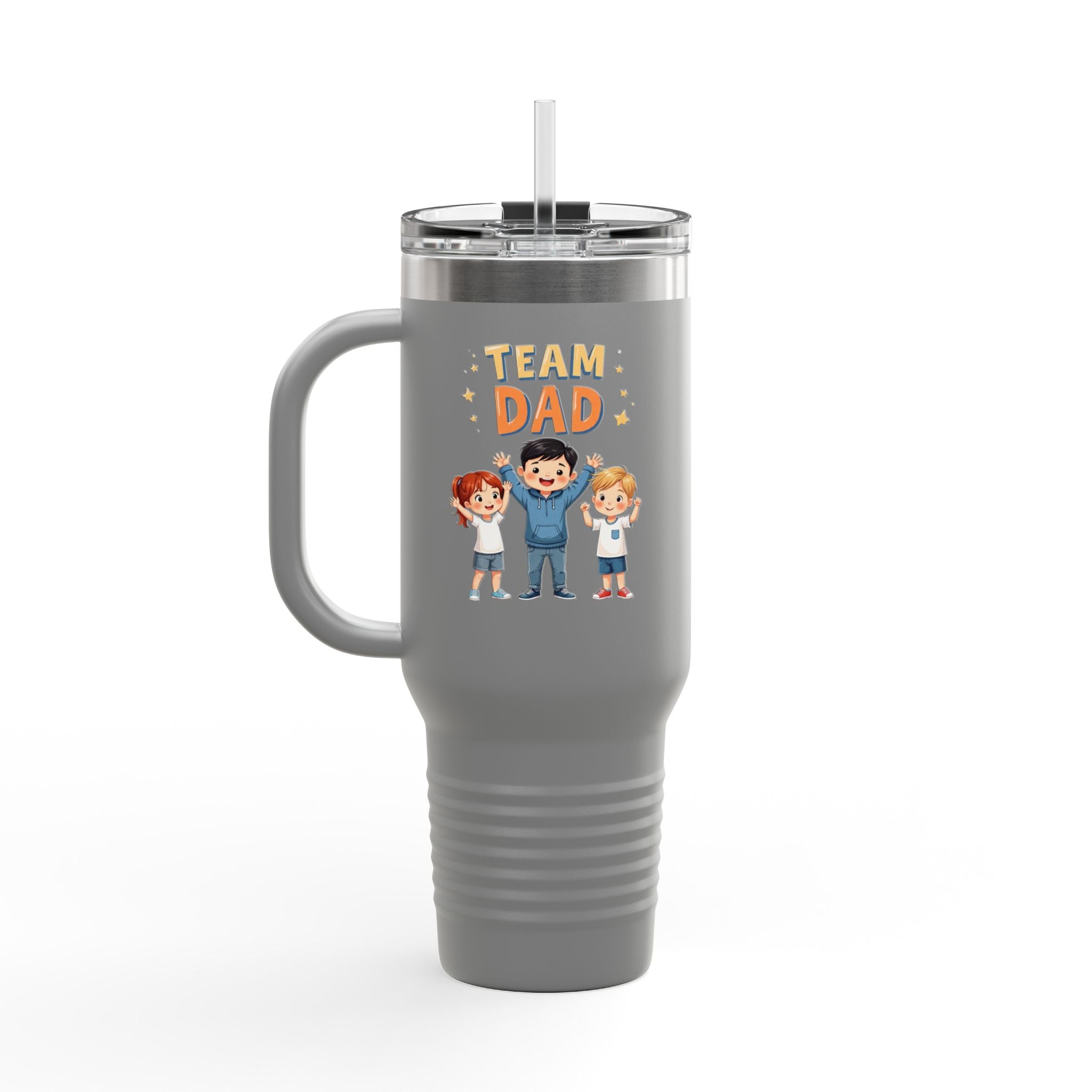 Team Dad Insulated Travel Mug, 40oz