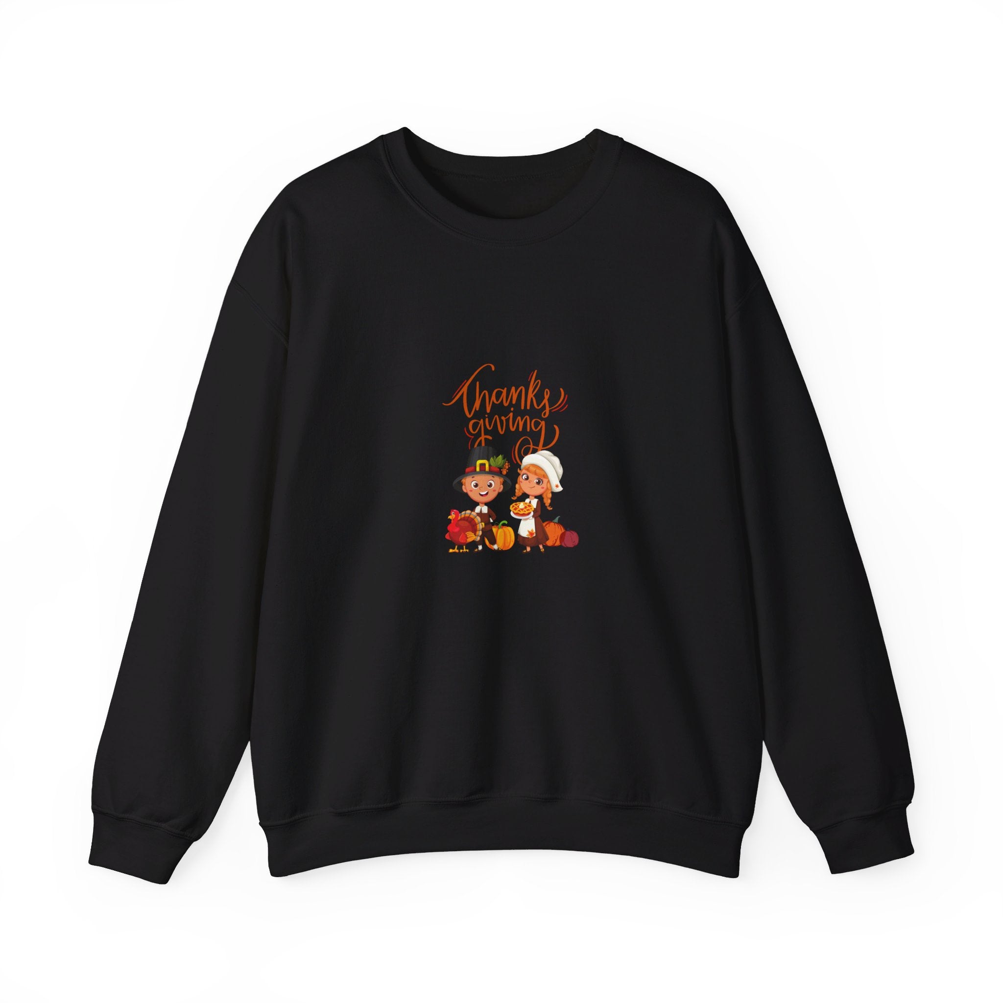 Happy Thanksgiving Unisex Heavy Blend™ Crewneck Sweatshirt