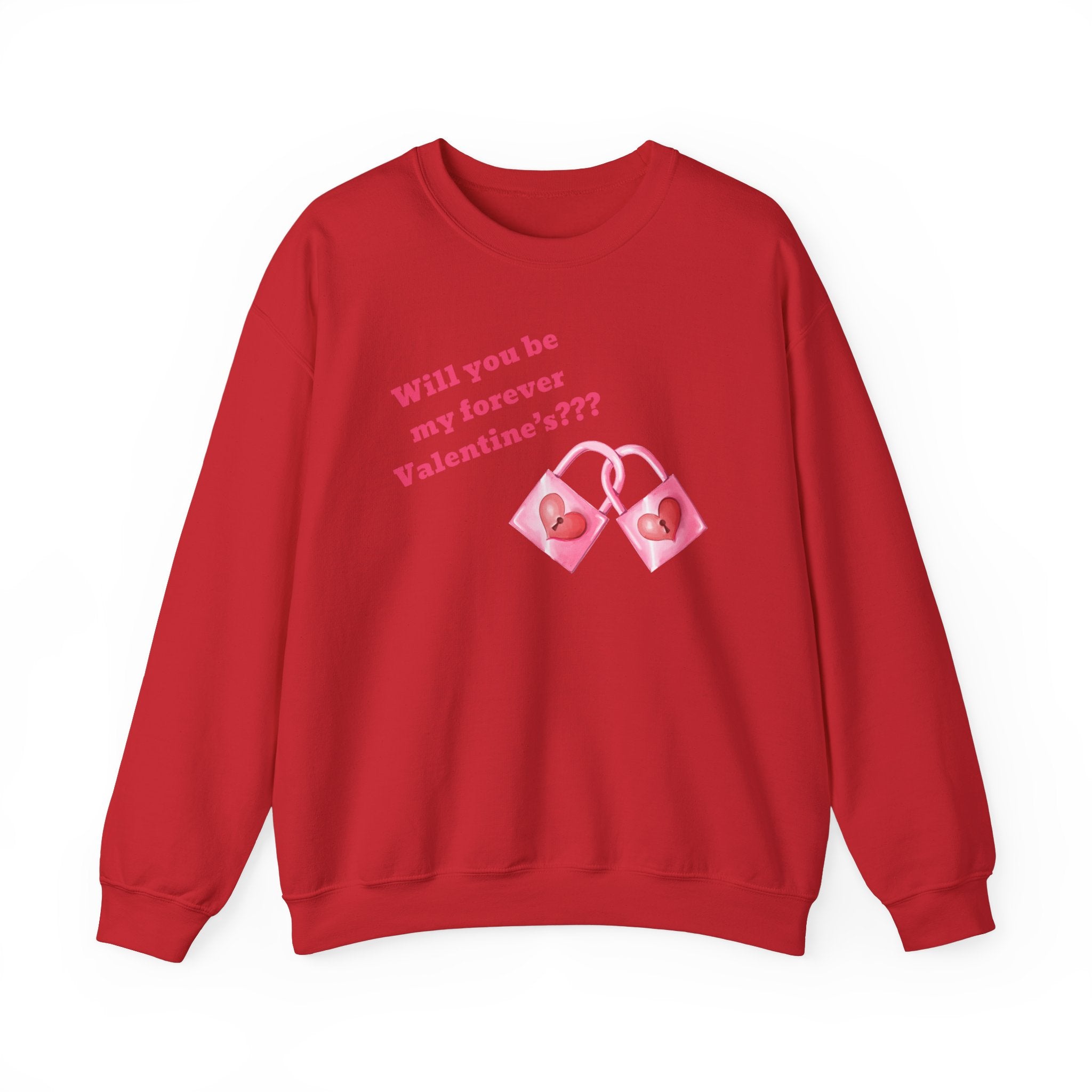 Will You Be My Forever Valentine?? Unisex Heavy Blend™ Crewneck Sweatshirt