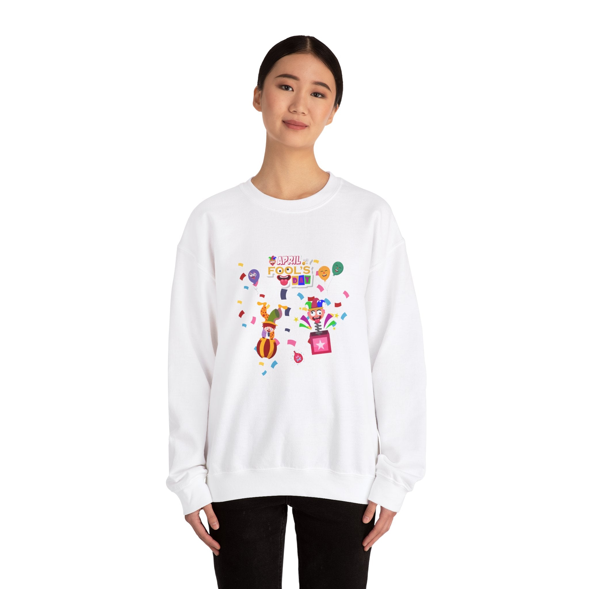 All April Fool's Day Fun Unisex Crewneck Sweatshirt