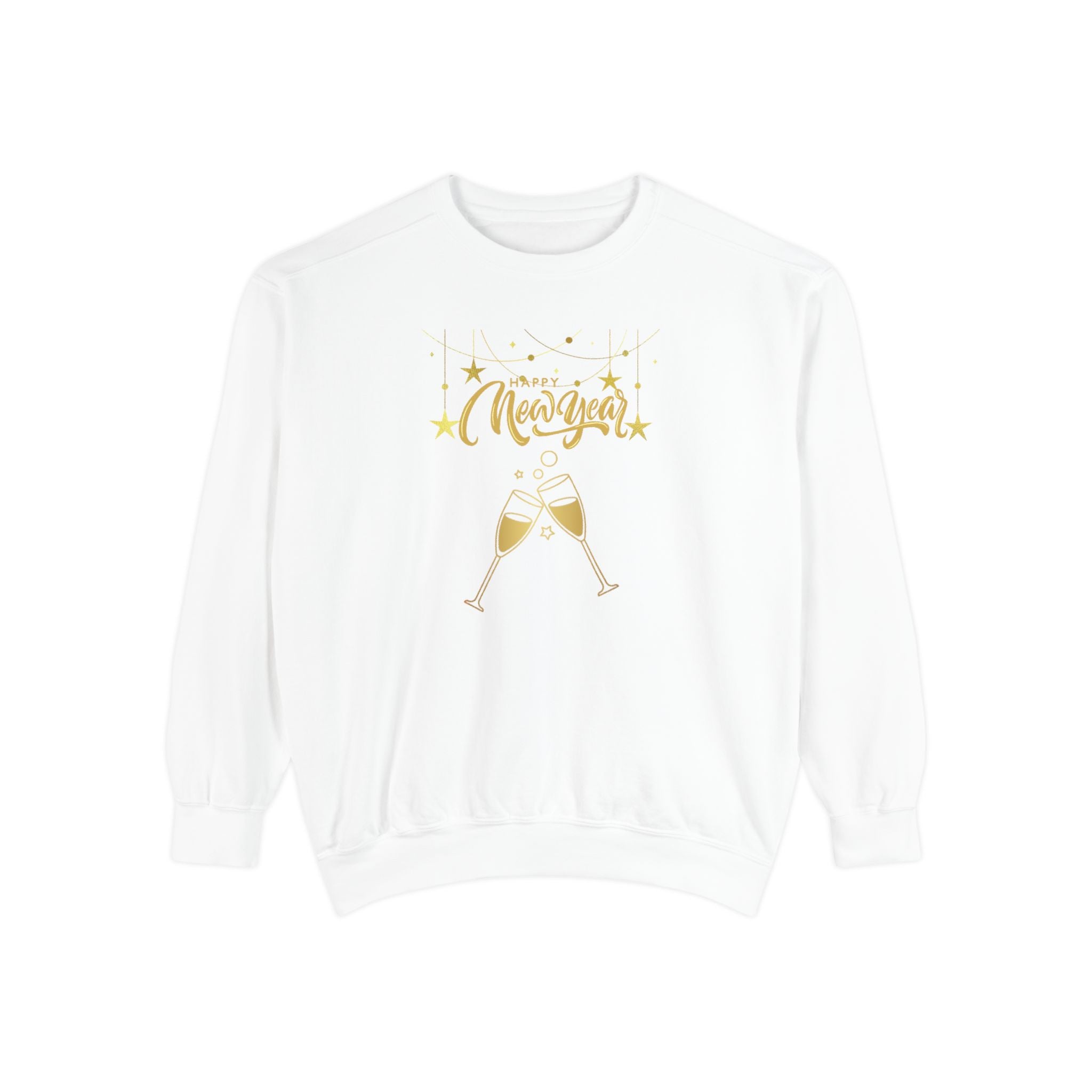 Happy New Year Unisex Garment-Dyed Sweatshirt