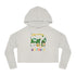 Rolling With My Gnomies Cropped Hooded Sweatshirt for Women | Trendy Spring Fashion