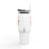 Happy 4th of July Teddy Bear Couple Insulated Travel Mug, 40oz