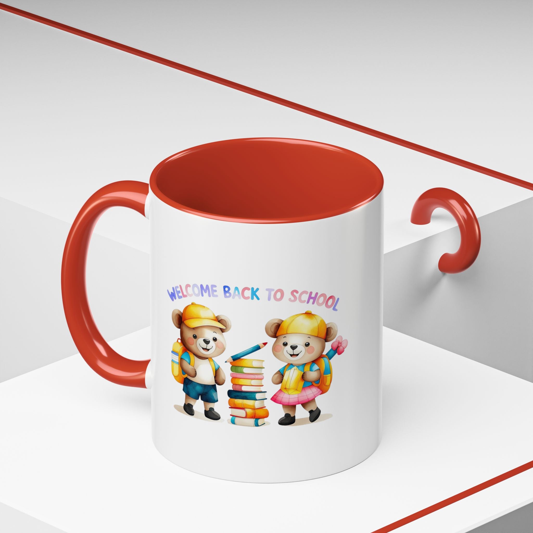 Welcome Back to School Bear Coffee Mug - 11oz, 15oz