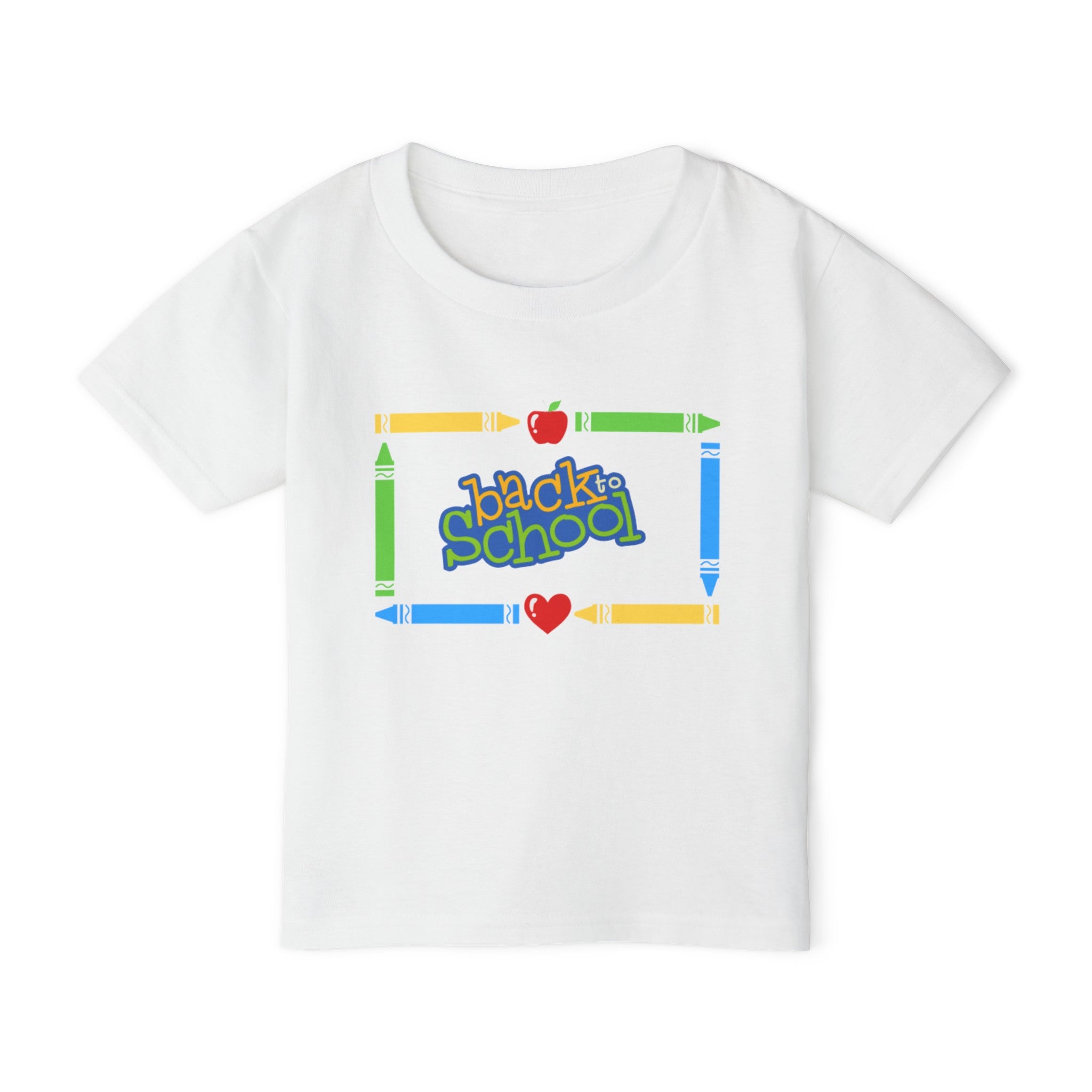 Back To School Heavy Cotton™ Toddler T-shirt