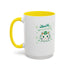 Kiss Me I'm Irish Cat  Accent Mug