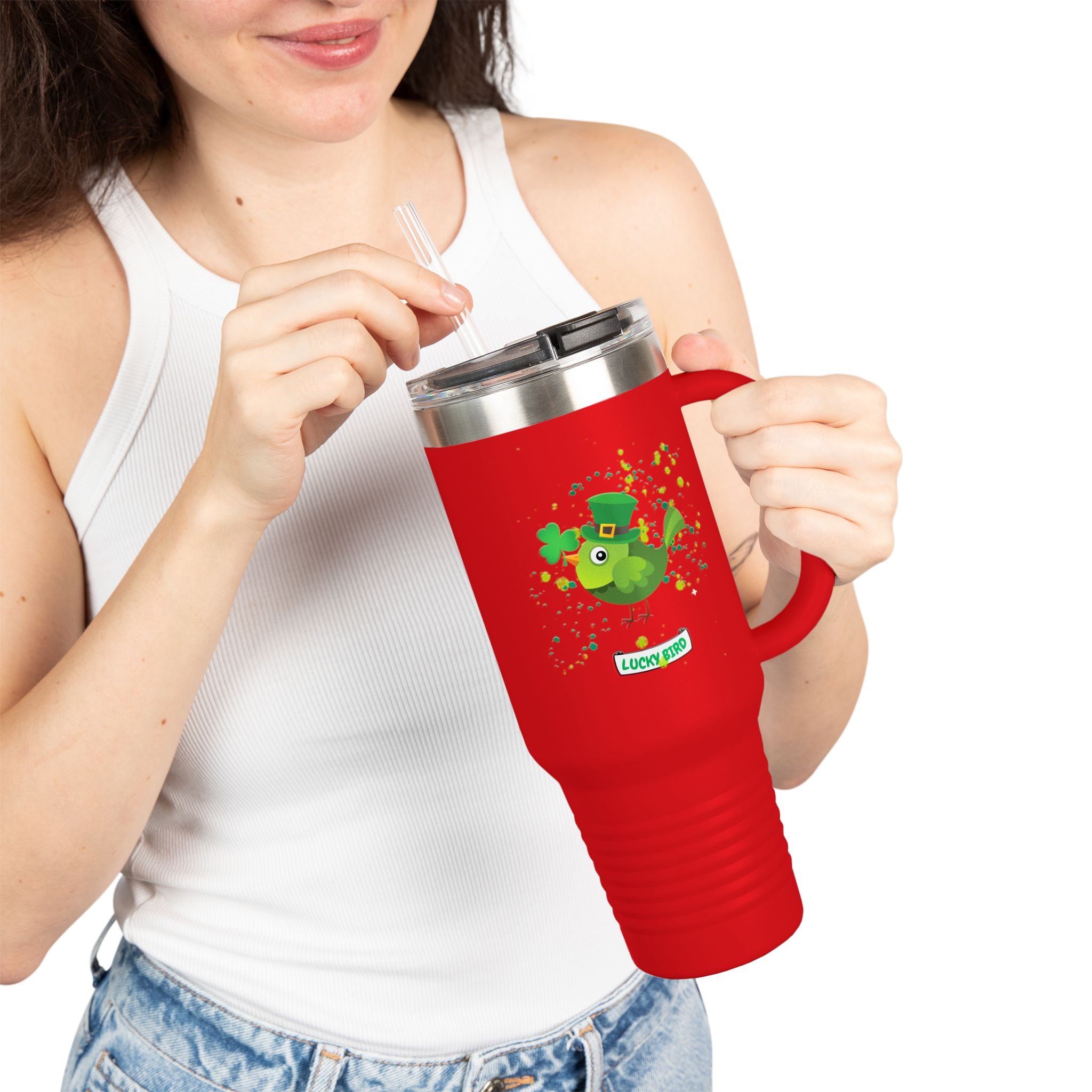 Lucky Bird Insulated Travel Mug - 40oz St. Patrick's Day