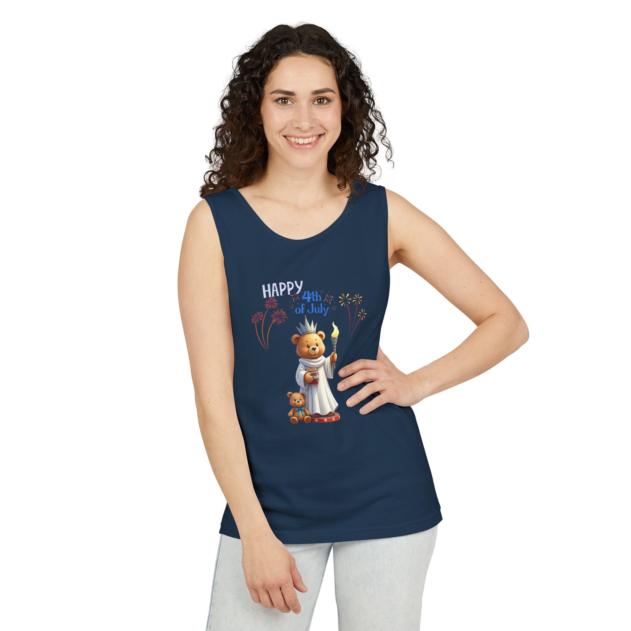 Lady Liberty Unisex Tank Top