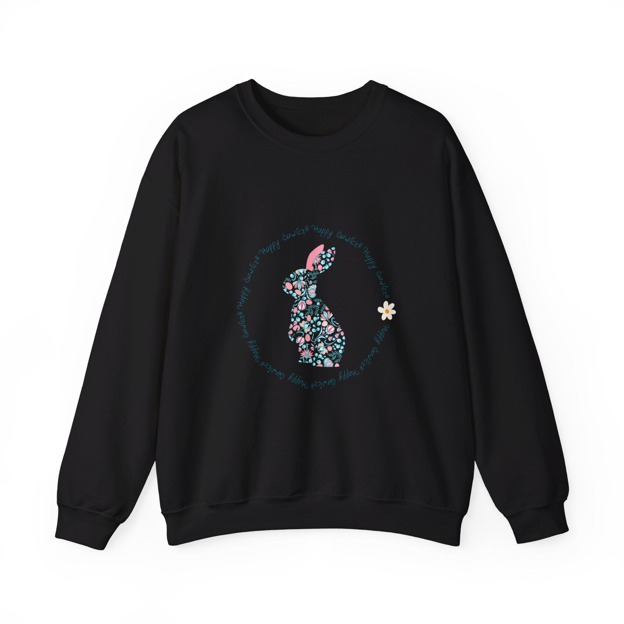 Happy Easter Rabbit Day Unisex Heavy Blend™ Crewneck Sweatshirt