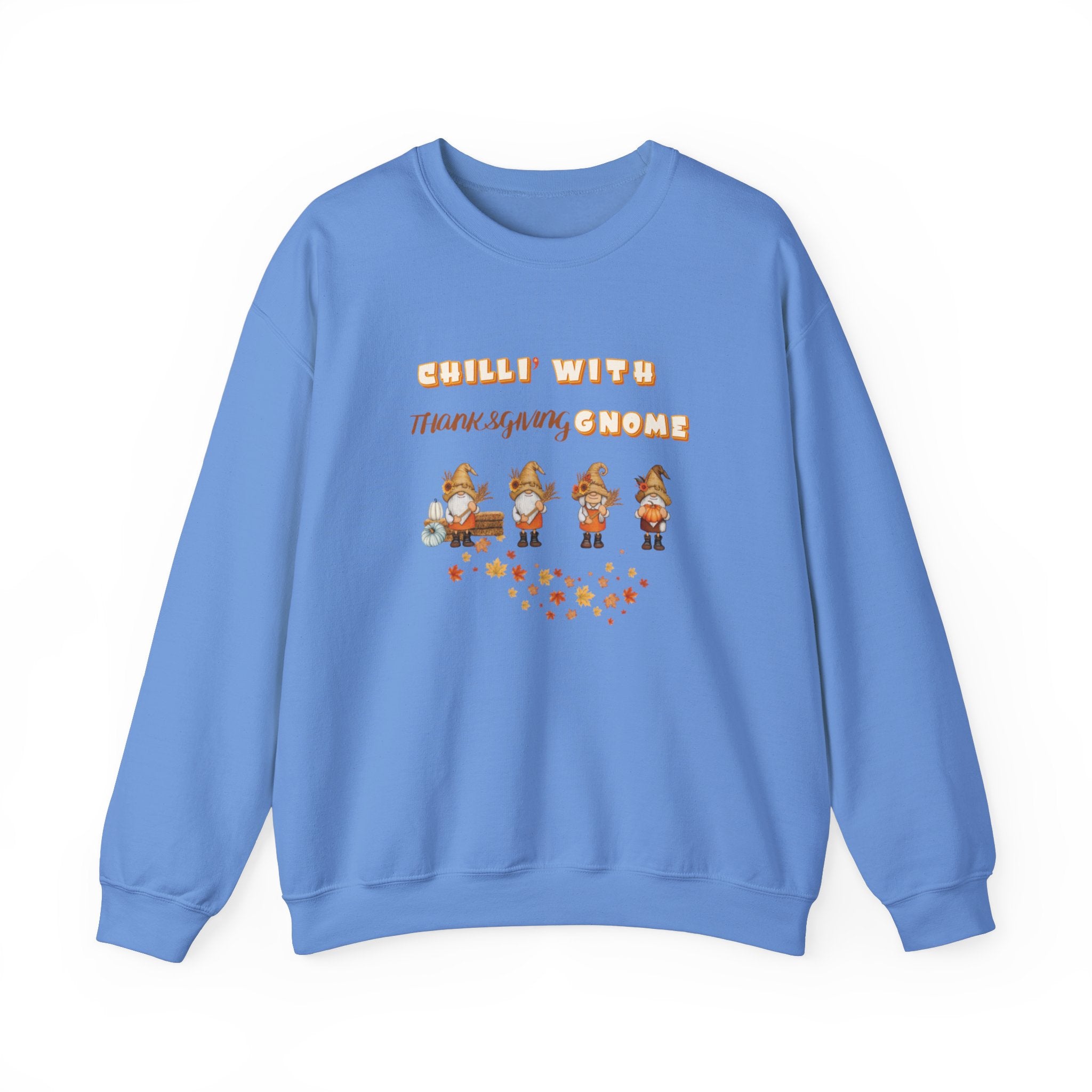 Chilli" With Thanksgiving Gnome Unisex Heavy Blend™ Crewneck Sweatshirt