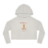 It's Time For A Pumpkin Spice Women’s Cropped Hooded Sweatshirt