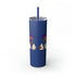 Spooky Season Skinny Tumbler with Straw, 20oz
