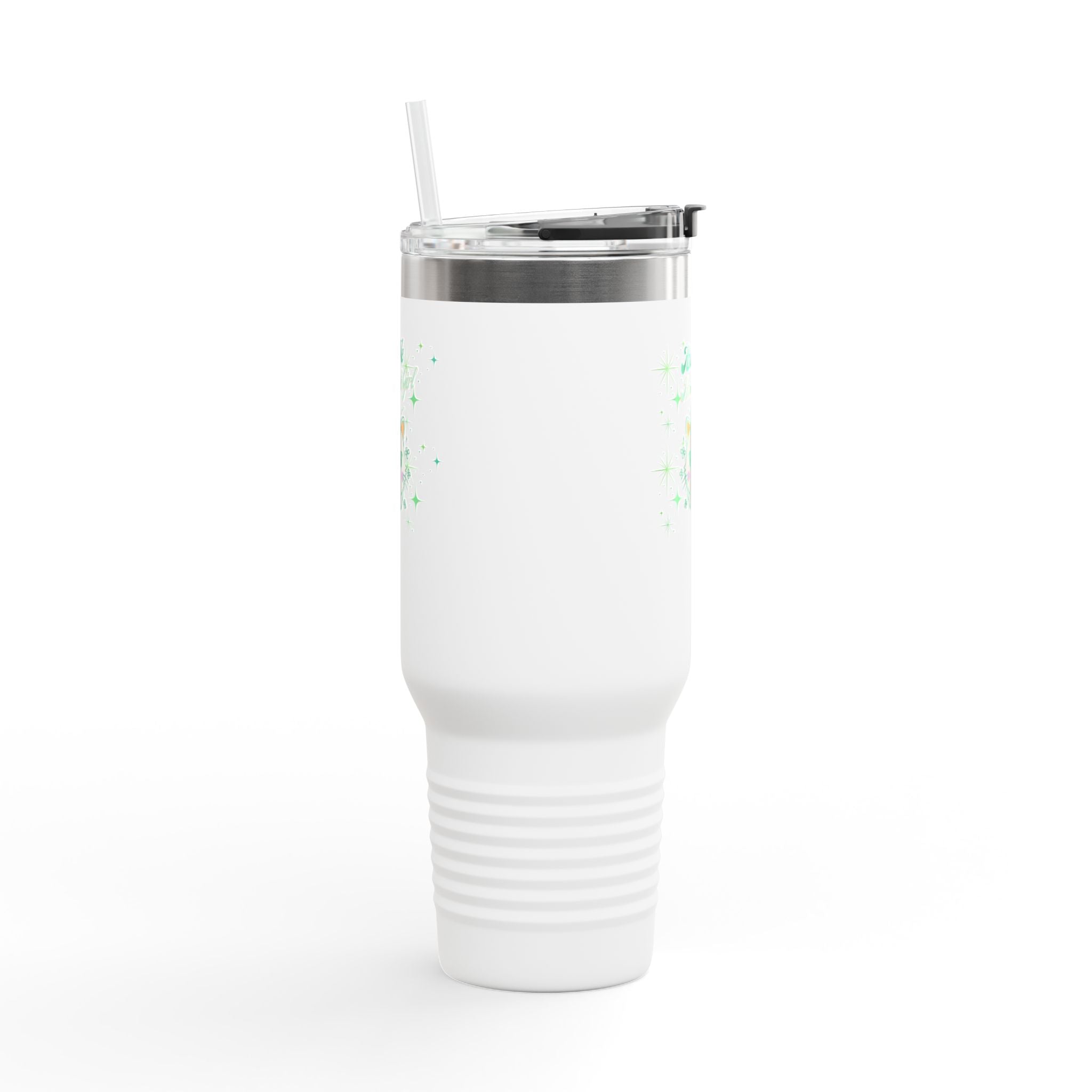 Kiss Me I'm Irish Cat Insulated Travel Mug - 40oz