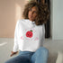 You Are The Apple Of My Eyes Crop Hoodie