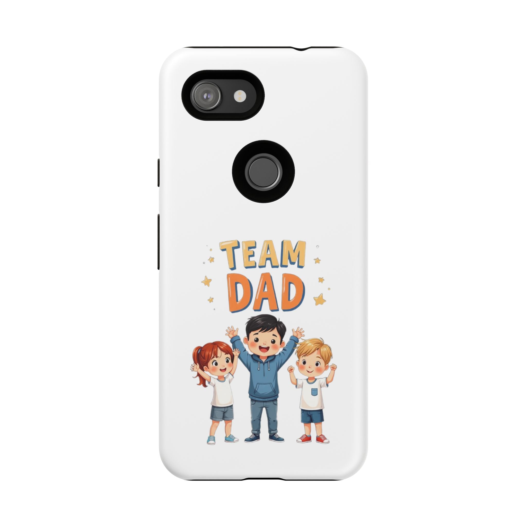 Team Dad Phone Case, Fun Gift for Fathers, Durable Phone Protector, Cute Dad Team Merchandise, Father's Day Special
