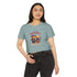 Happy 4th of July Teddy Bear Couple  Crop Top