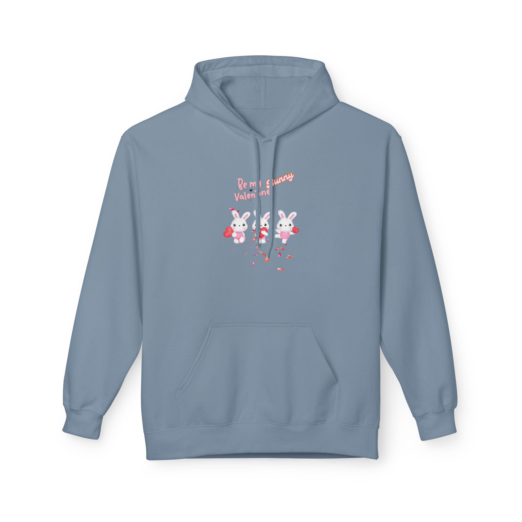 My Bunny Valentine Unisex Midweight Softstyle Fleece Hoodie