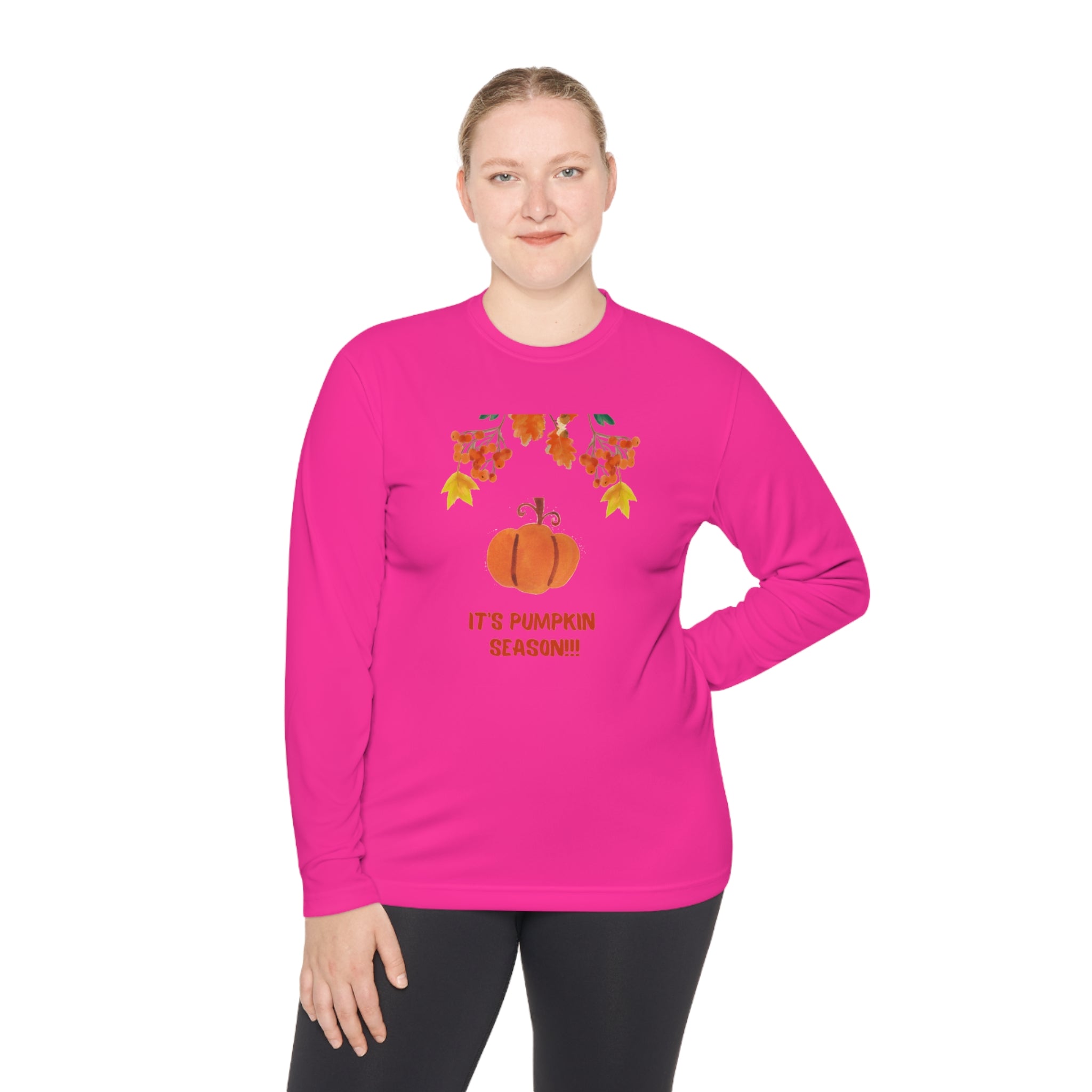 Pumpkin Season Unisex Lightweight Long Sleeve Tee