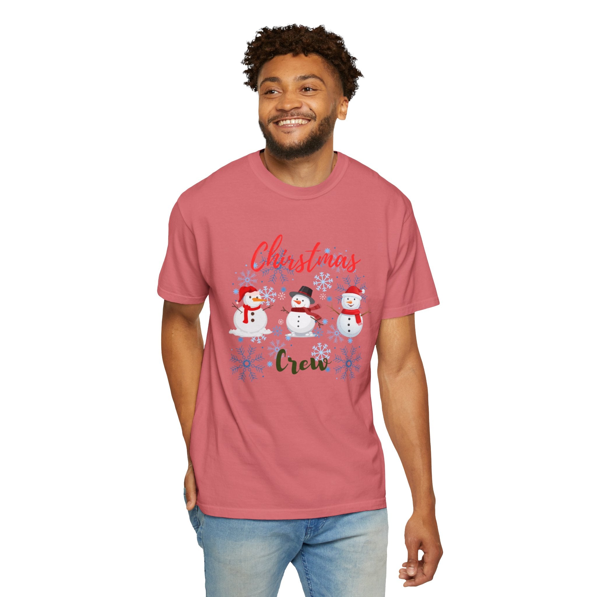 Christmas Crew Unisex Garment-Dyed T-shirt