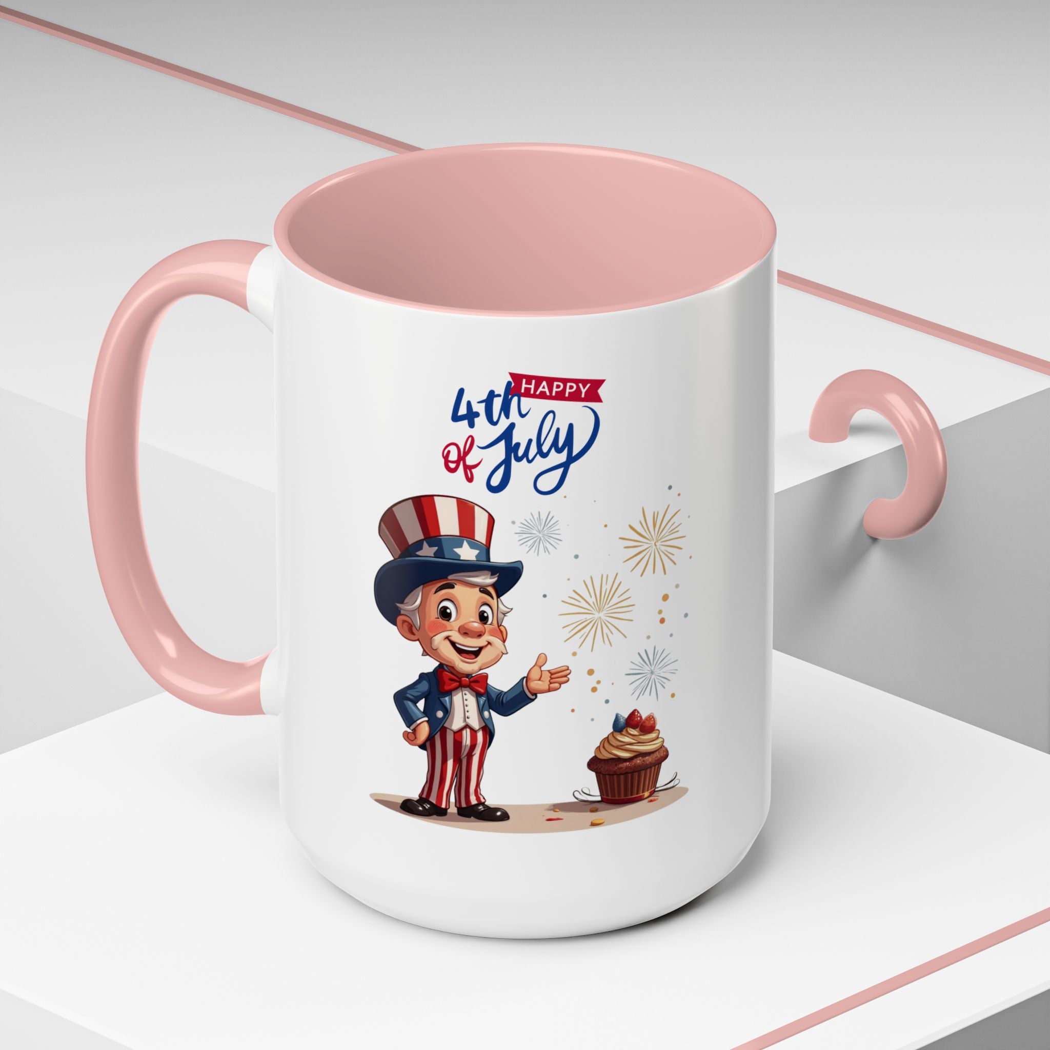 Uncle Sam Happy 4th of July Coffee Mug