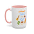 Summertime Fun Accent Coffee Mug (11, 15oz)