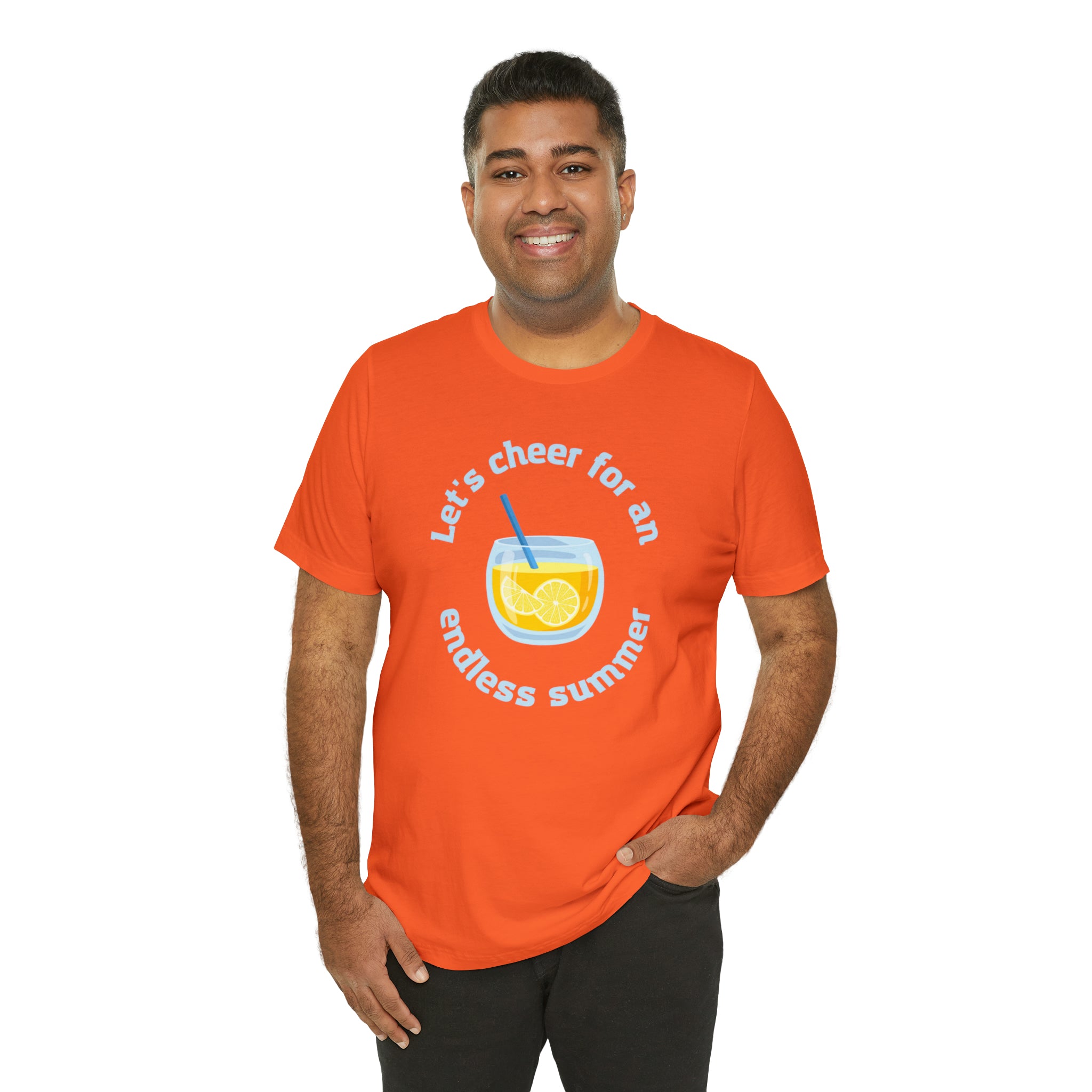 Let's  Cheer For An Endless Summer Unisex Jersey Short Sleeve Tee