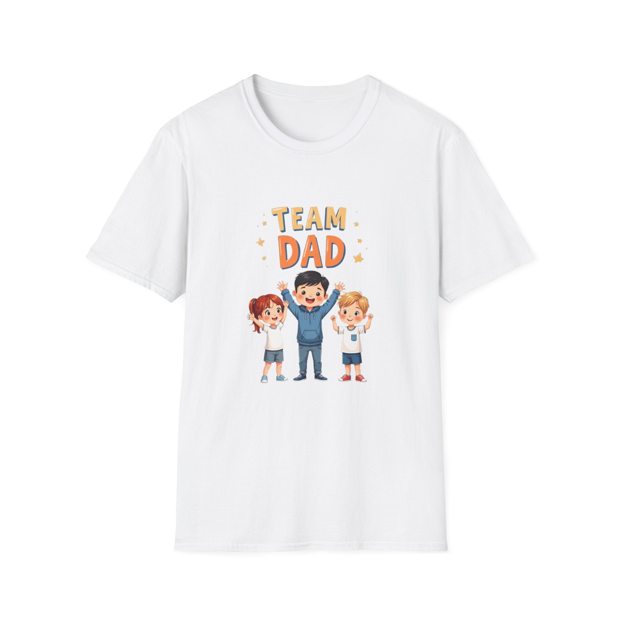 Team Dad Unisex Softstyle T-Shirt, Father's Day Gift, Family Tee, Dad Shirt, Great for Celebrations, Fun Casual Wear