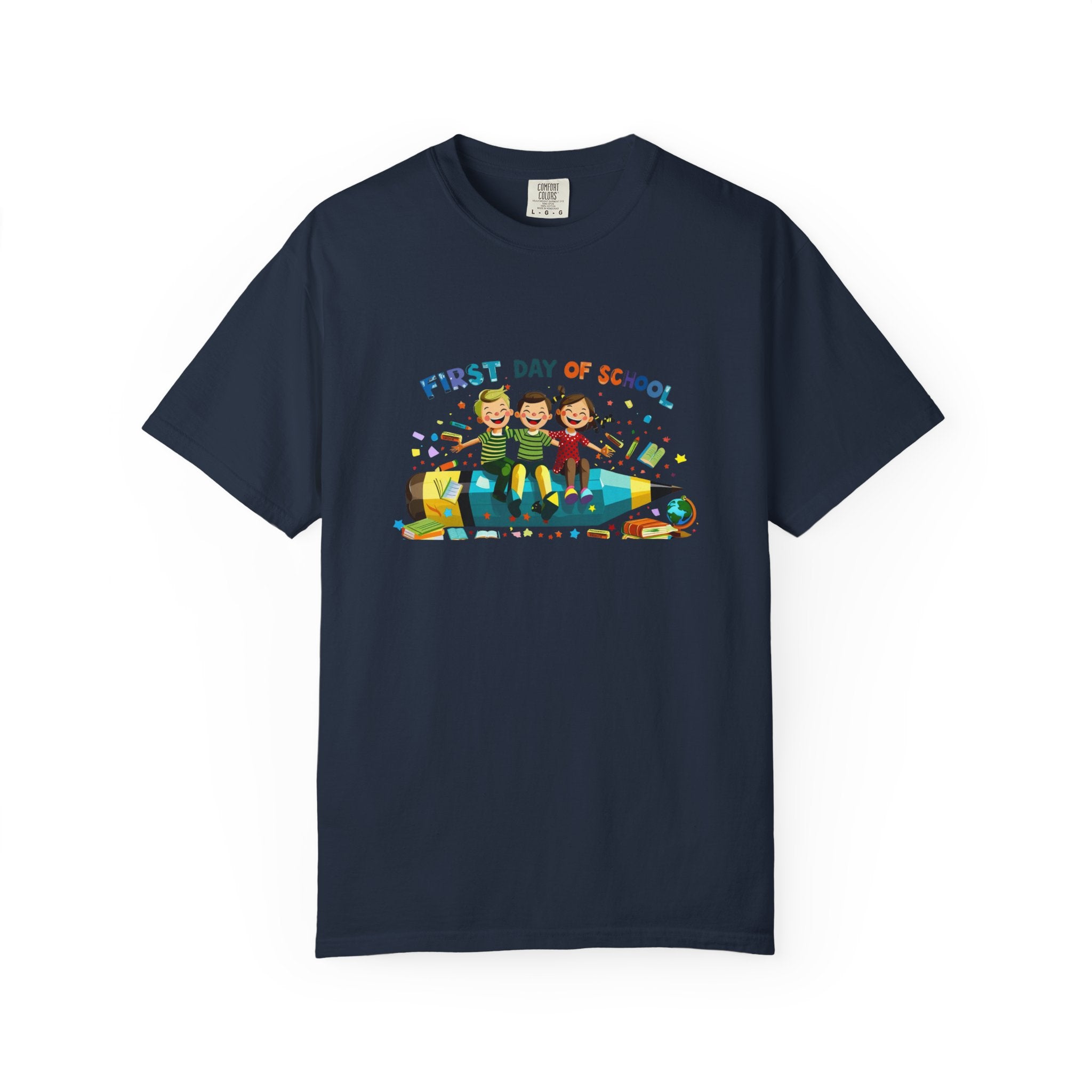 First Day of School Unisex Garment-Dyed T-Shirt
