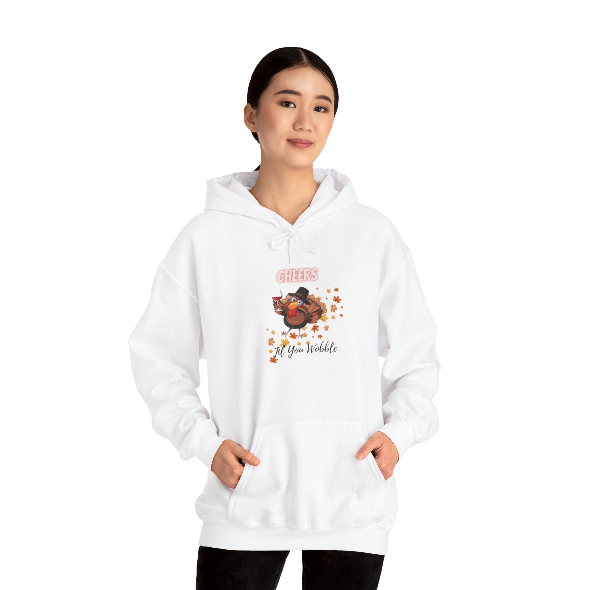 Cheers Til You Wobble Unisex Heavy Blend™ Hooded Sweatshirt