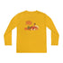Happy Thanksgiving Turkey Youth Long Sleeve Competitor Tee