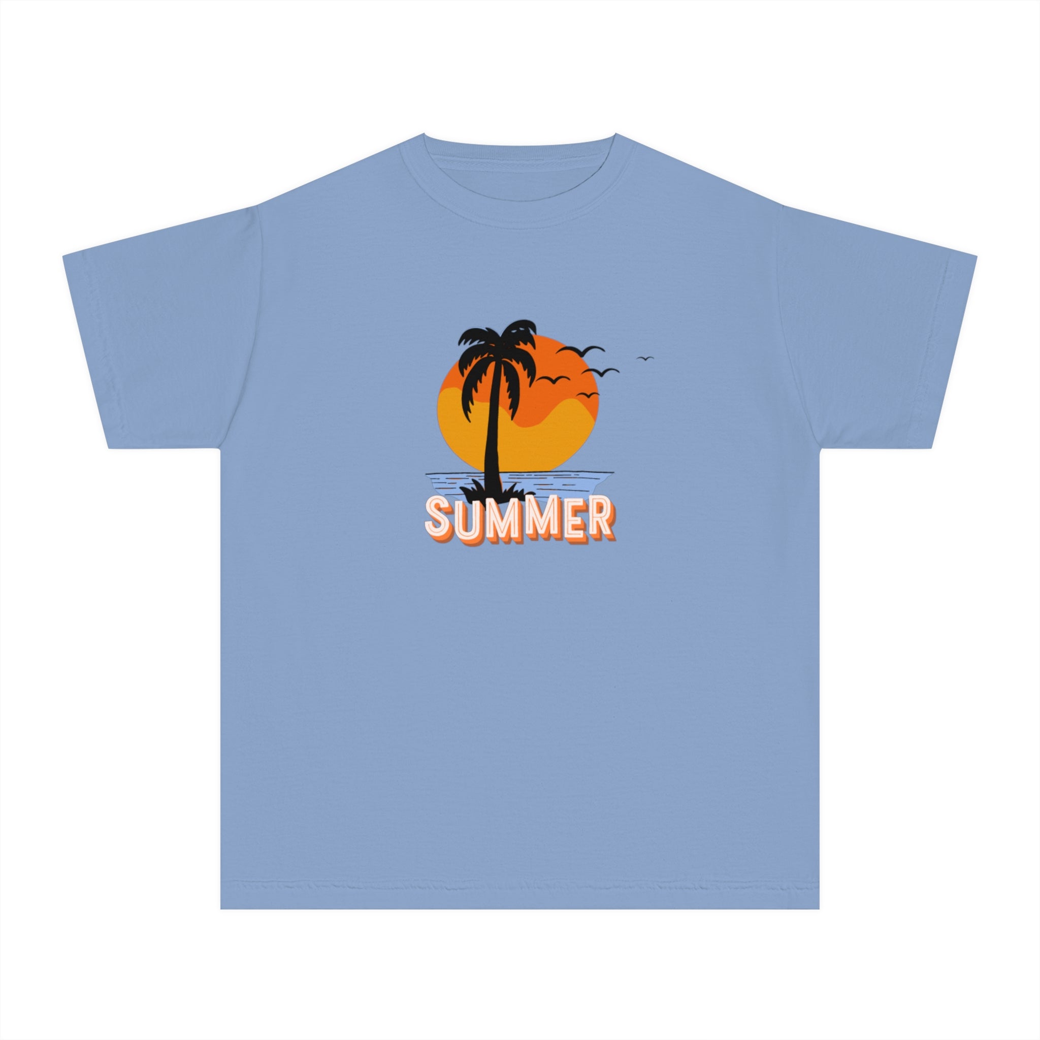 Summer Sunset Youth Midweight Tee