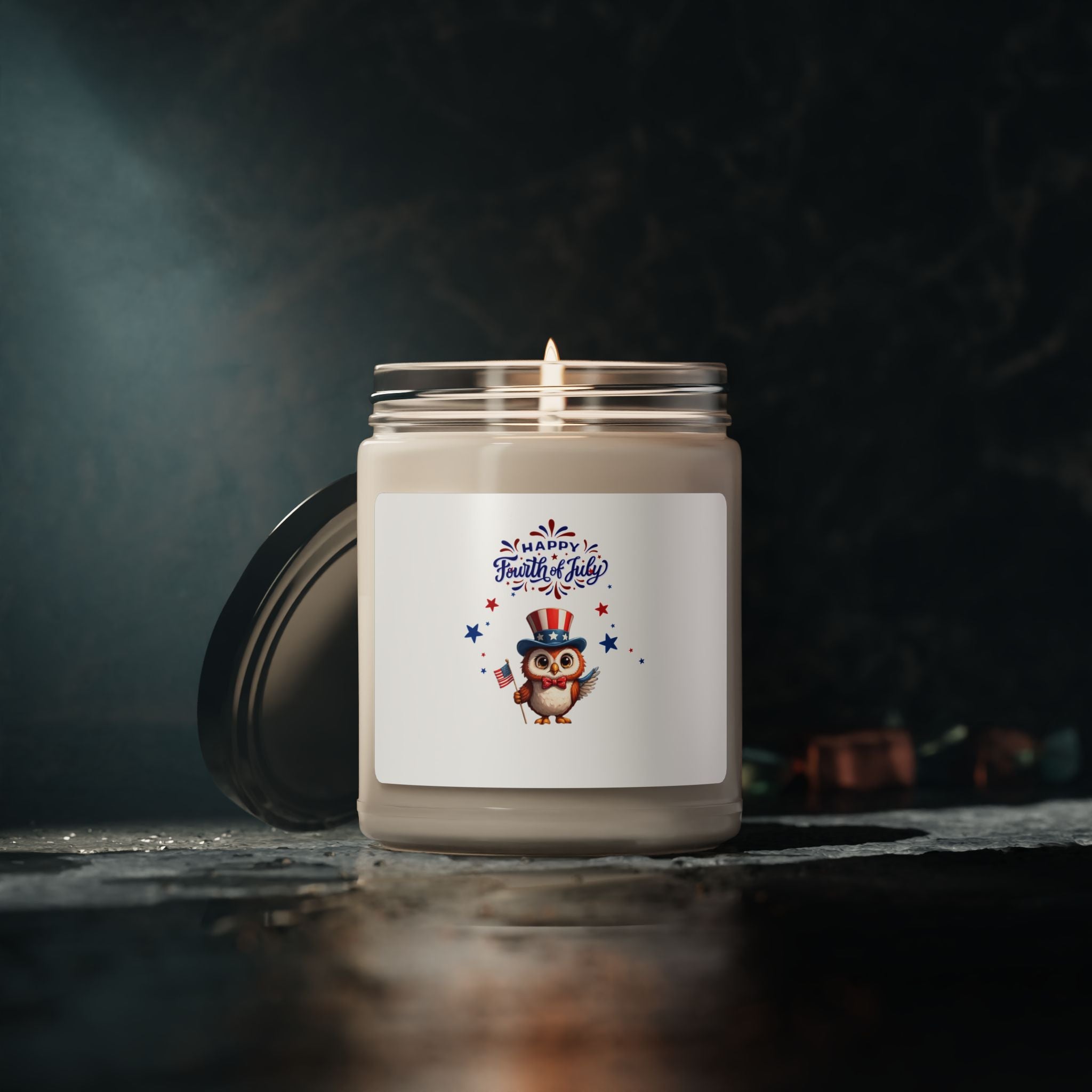 American Eagle Happy 4th of July Candle