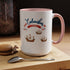 Happy Columbus Day Accent Coffee Mug (11, 15oz)