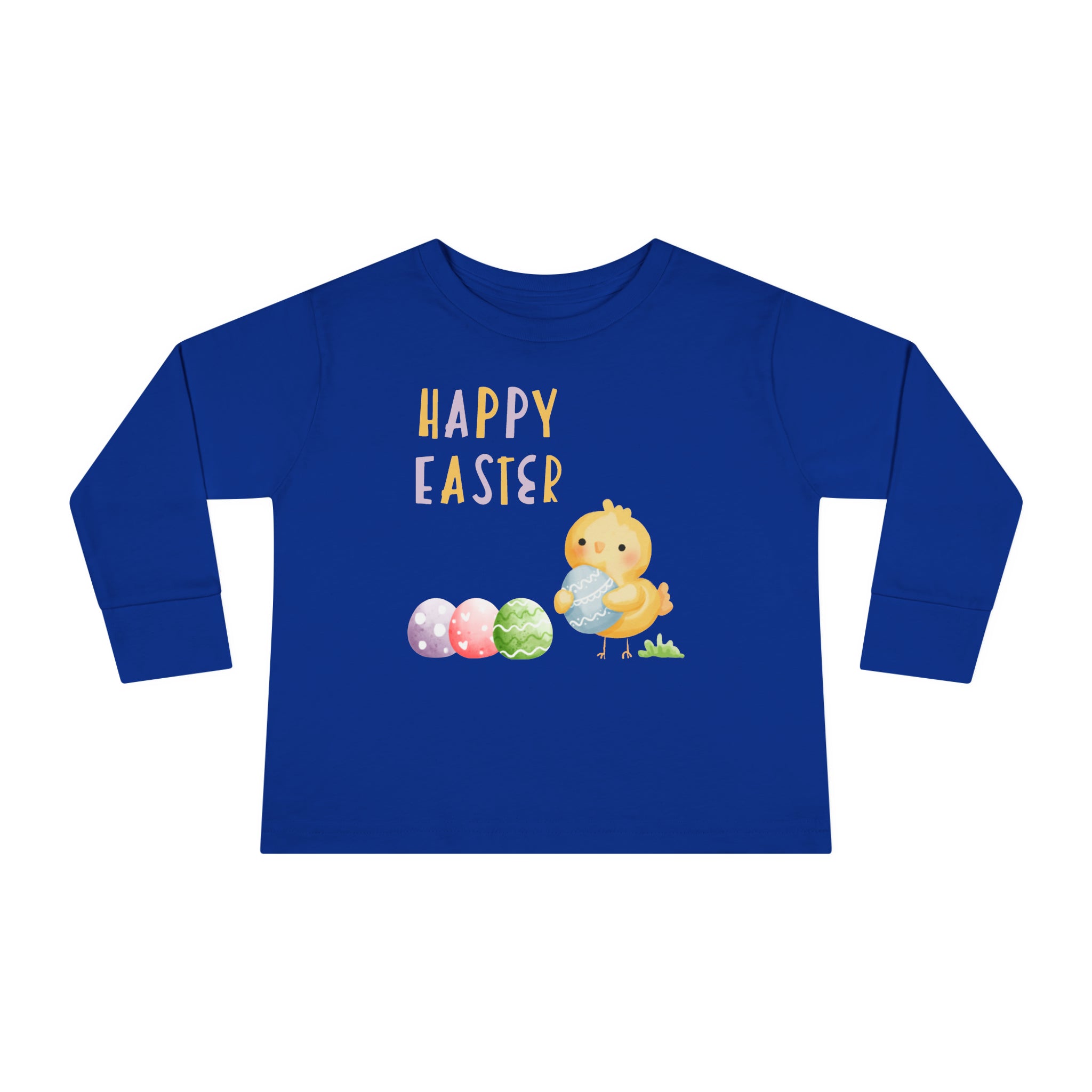 Wishing You A Happy Easter Toddler Long Sleeve Tee