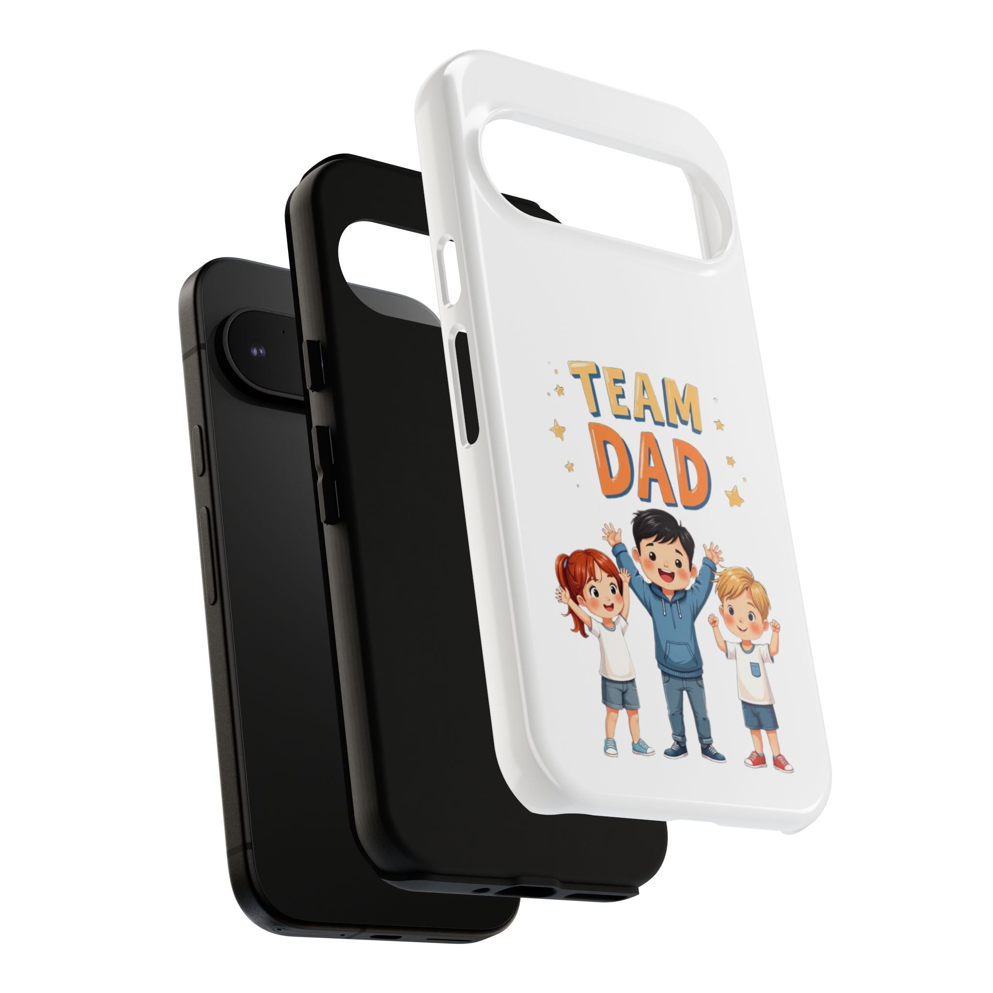 Team Dad Phone Case, Fun Gift for Fathers, Durable Phone Protector, Cute Dad Team Merchandise, Father's Day Special