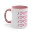 XOXO Accent Coffee Mug, 11oz