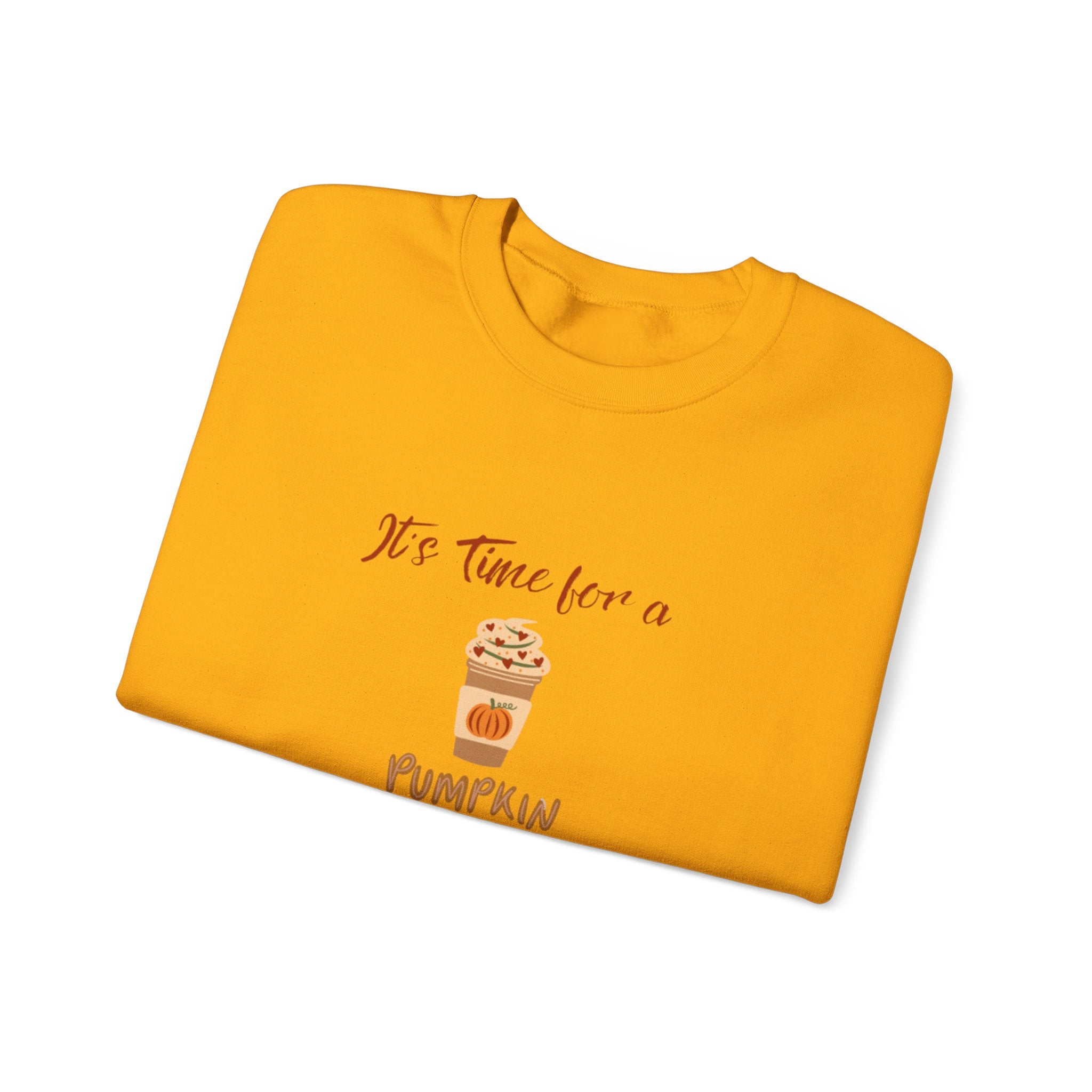 It's Time For A Pumpkin Spice Unisex Heavy Blend™ Crewneck Sweatshirt