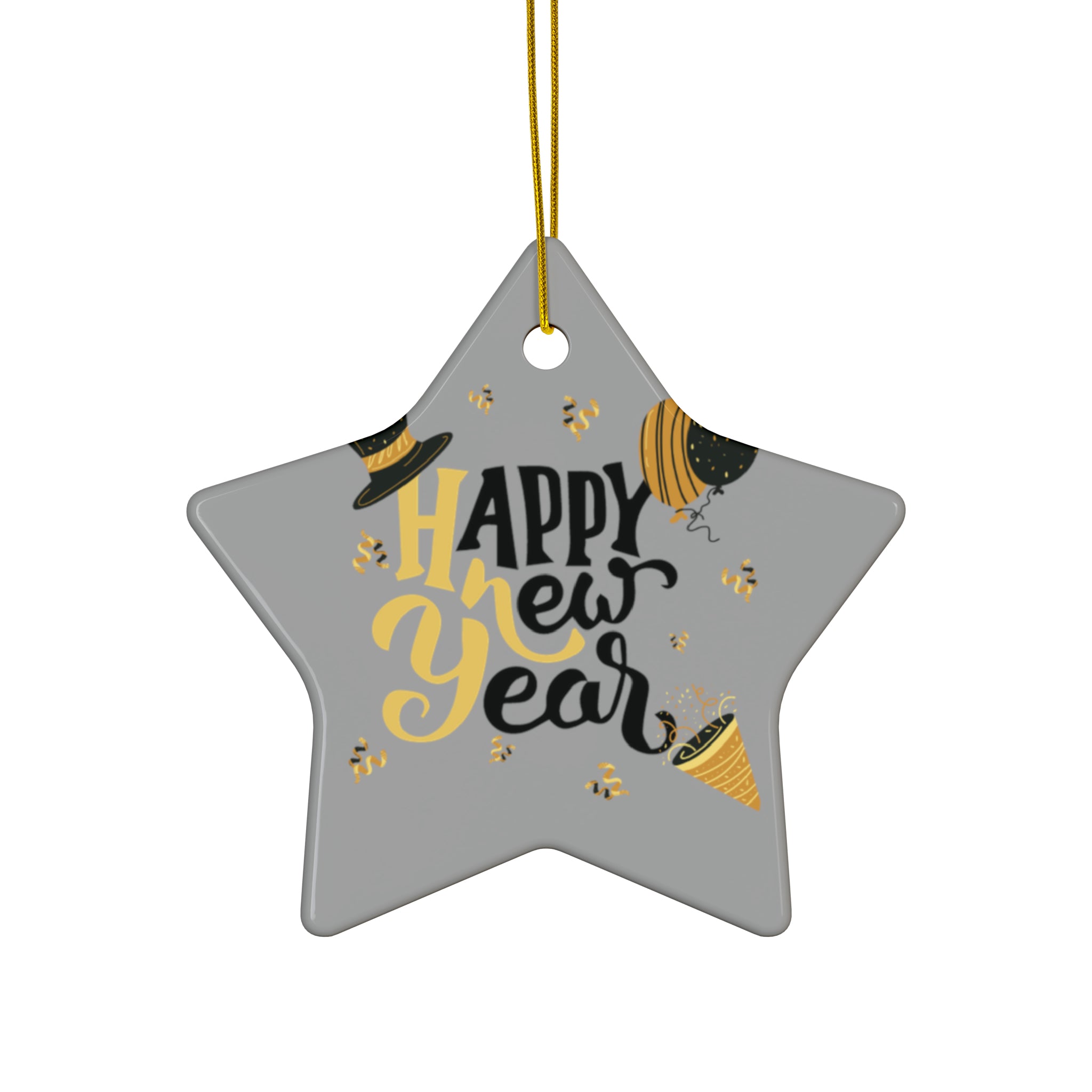 Wishing You A Great Year Ahead! Ceramic Ornaments (1pc, 3pcs, 5pcs, 10pcs)