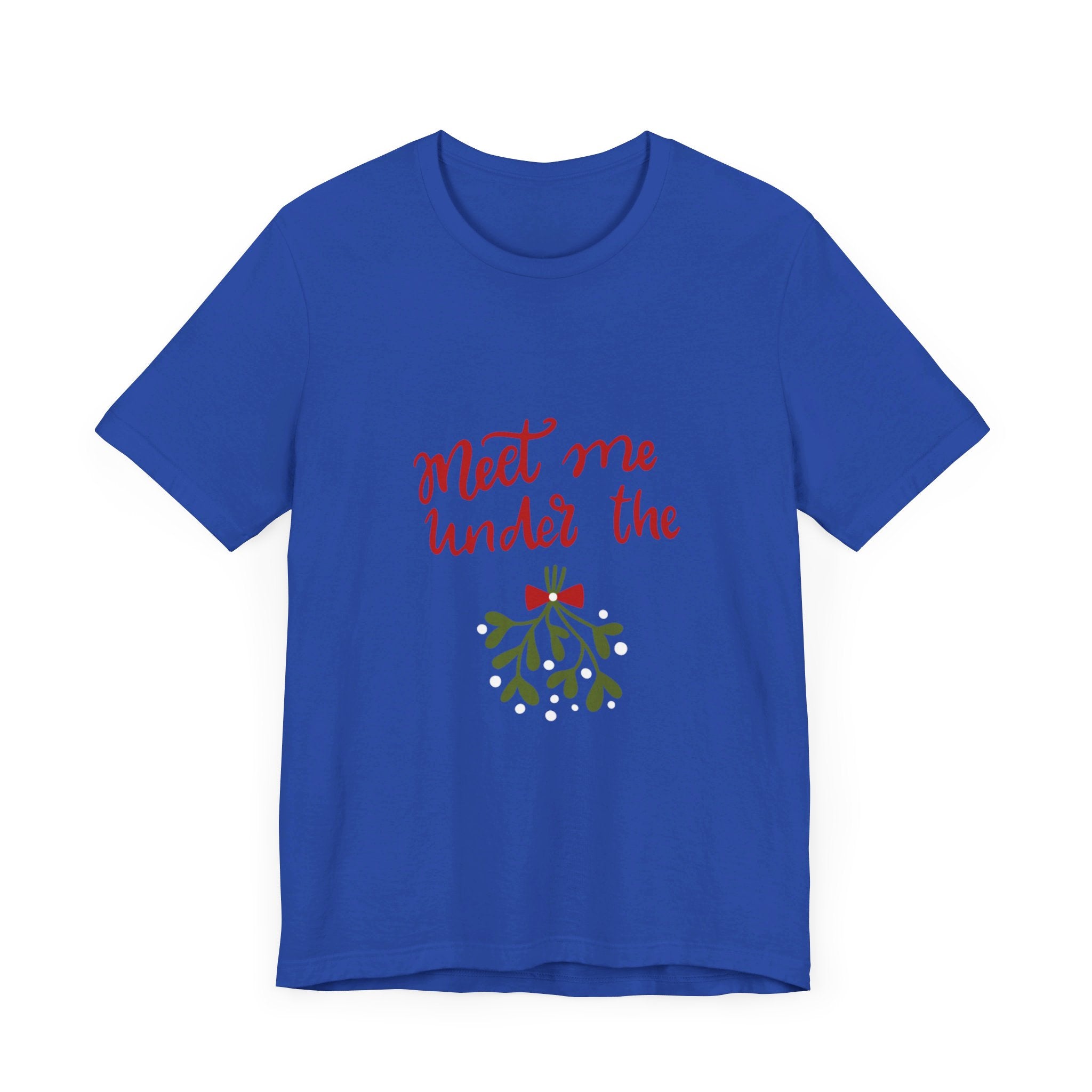 Meet Me Under The Mistletoe Unisex Jersey Short Sleeve Tee