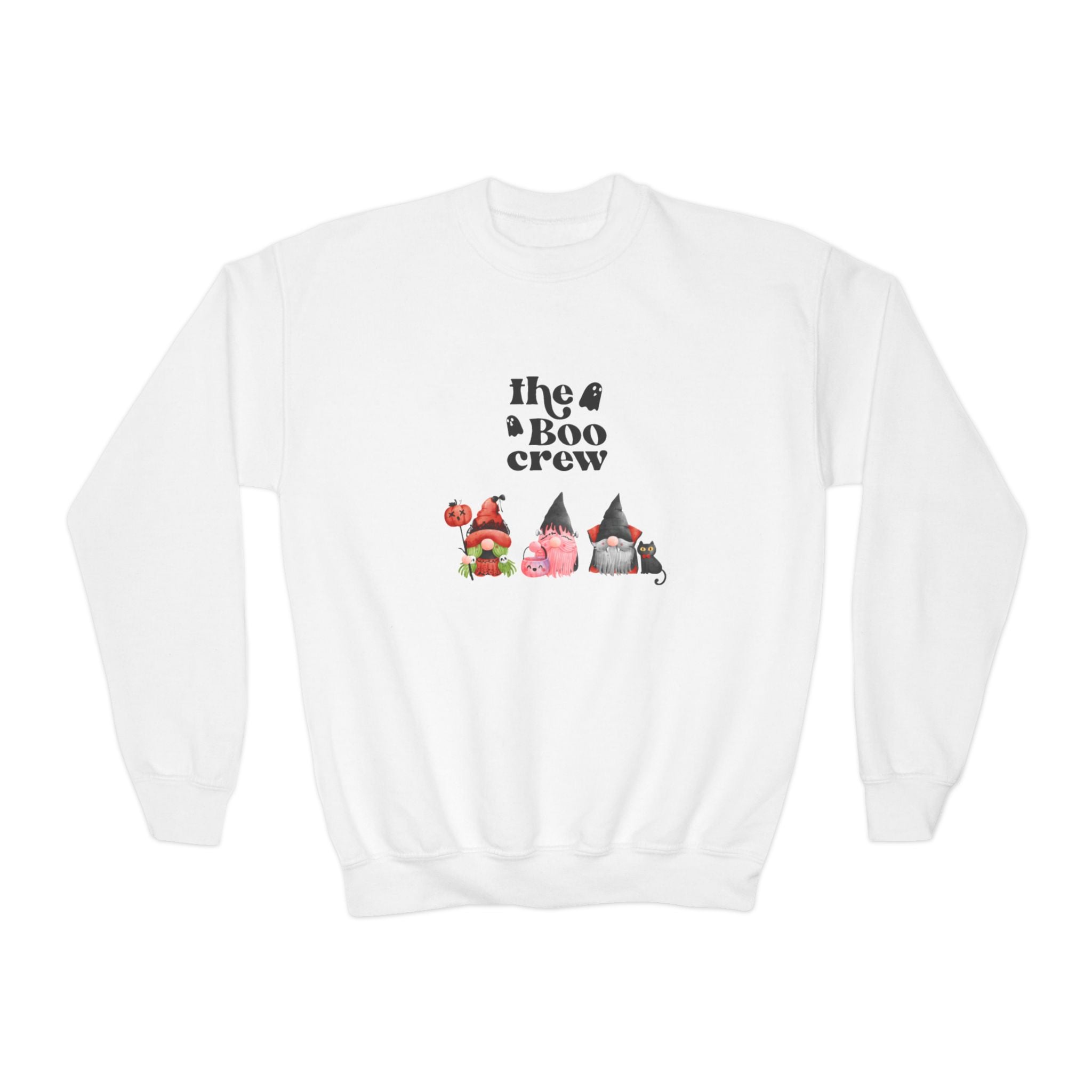 The Boo Crew .Youth Crewneck Sweatshirt