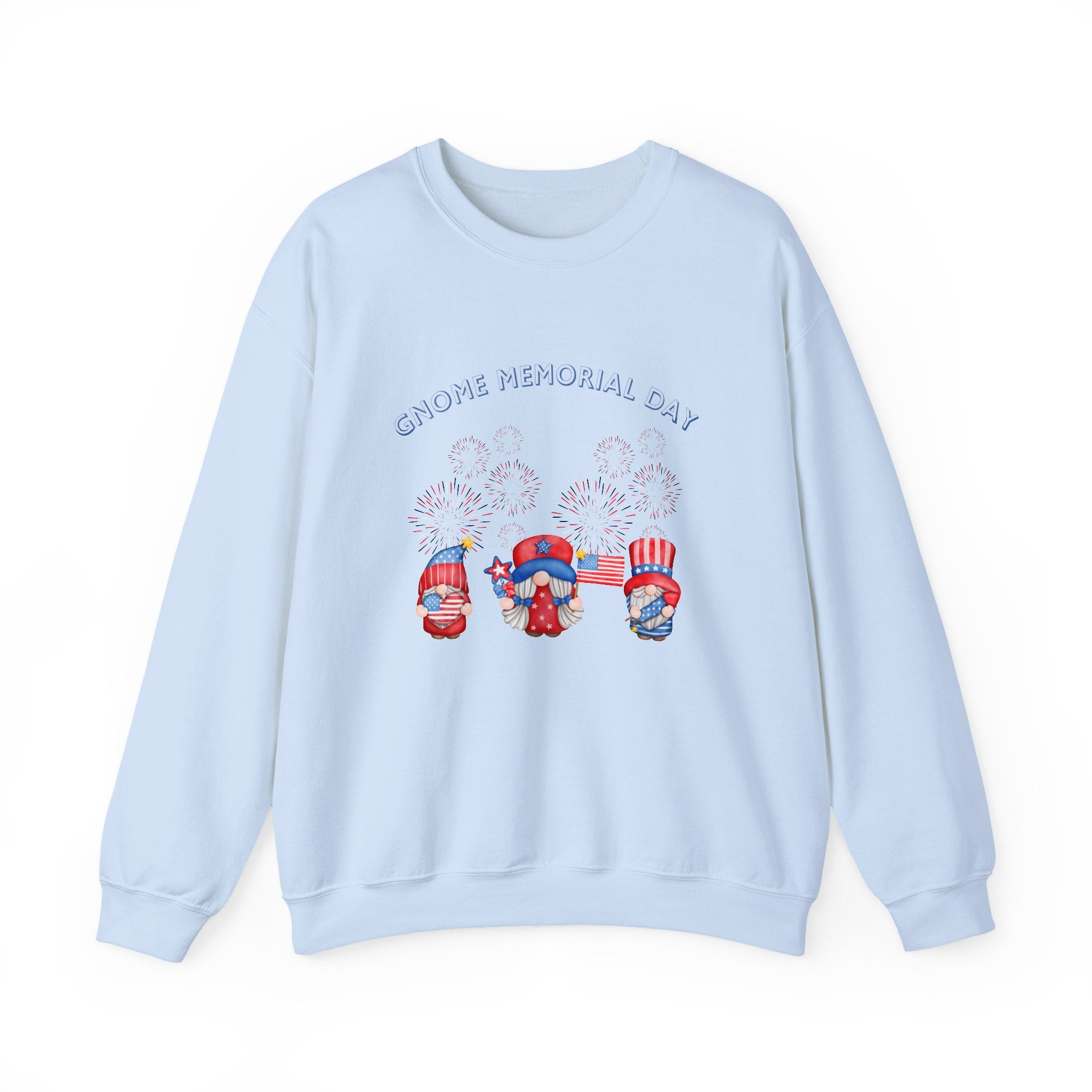 Gnome Memorial Day  Sweatshirt, Unisex Crewneck