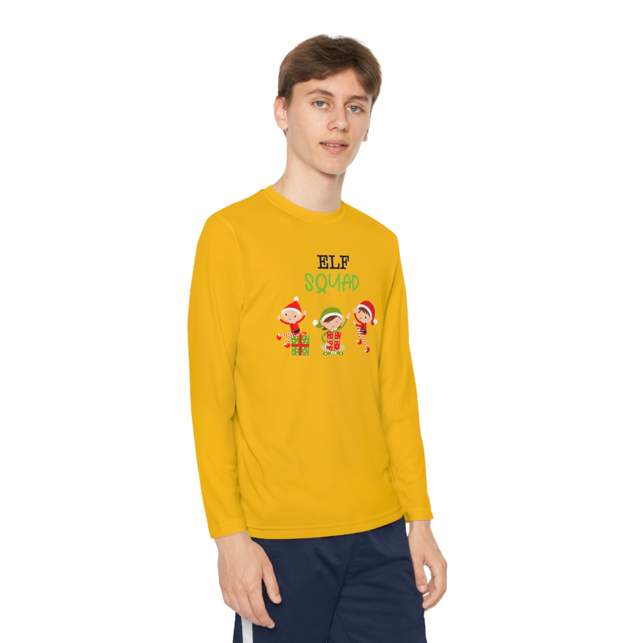 Elf Squad Youth Long Sleeve Competitor Tee