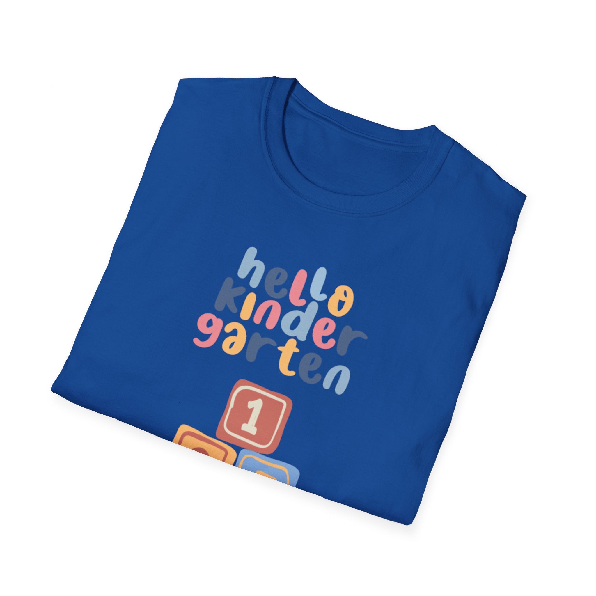 Hello Kindergarten Unisex Softstyle T-Shirt