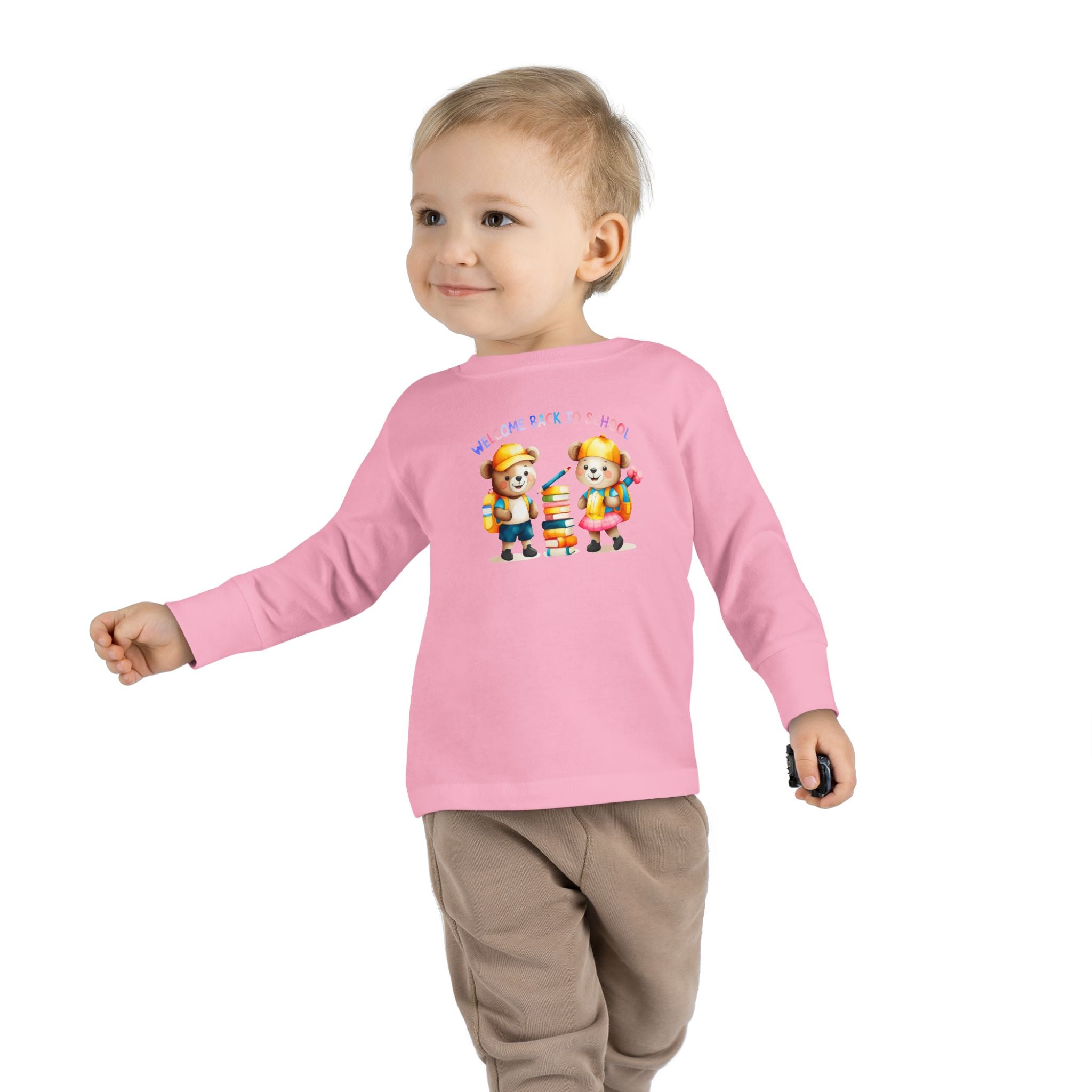 Welcome Back to School Toddler Long Sleeve Tee